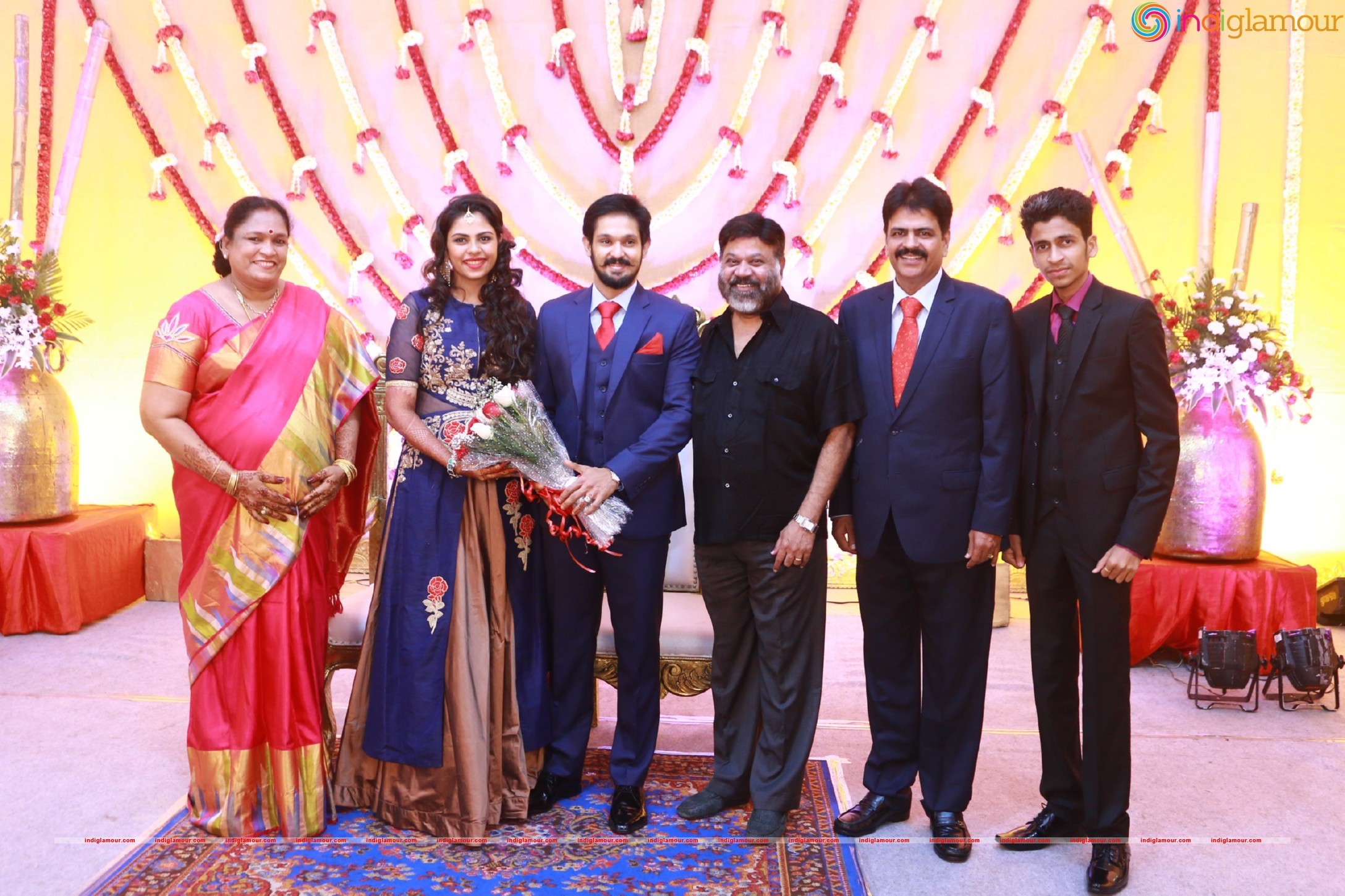 Actor Nakul Sruti Wedding Reception Event hd photo