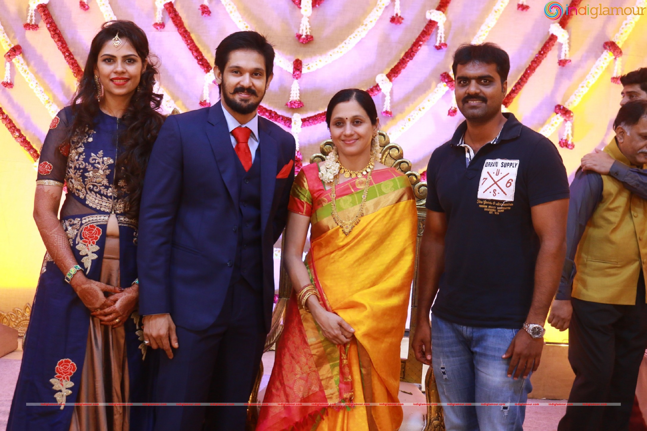 Actor Nakul Sruti Wedding Reception Event hd photo