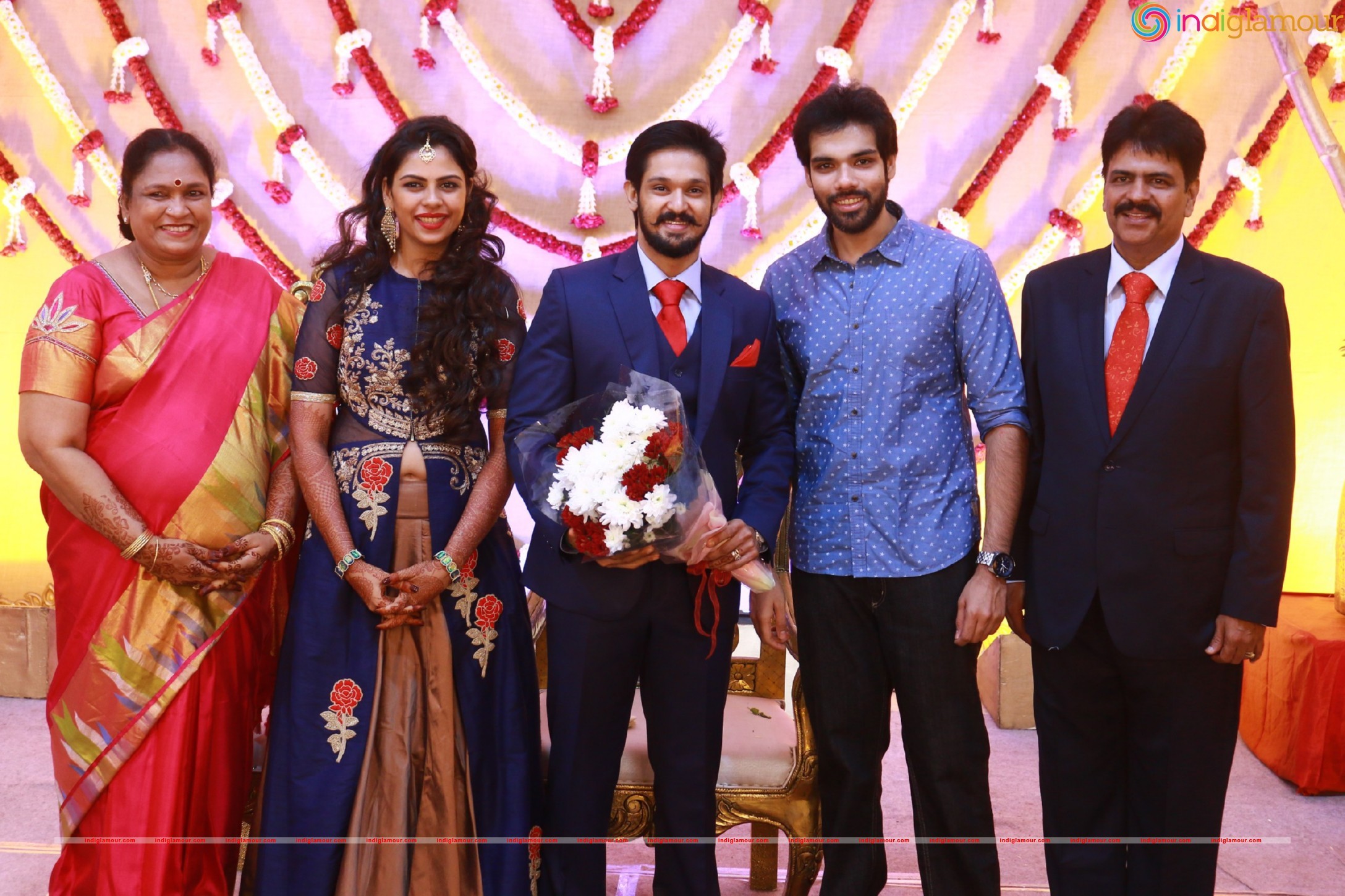 Actor Nakul Sruti Wedding Reception Event hd photo