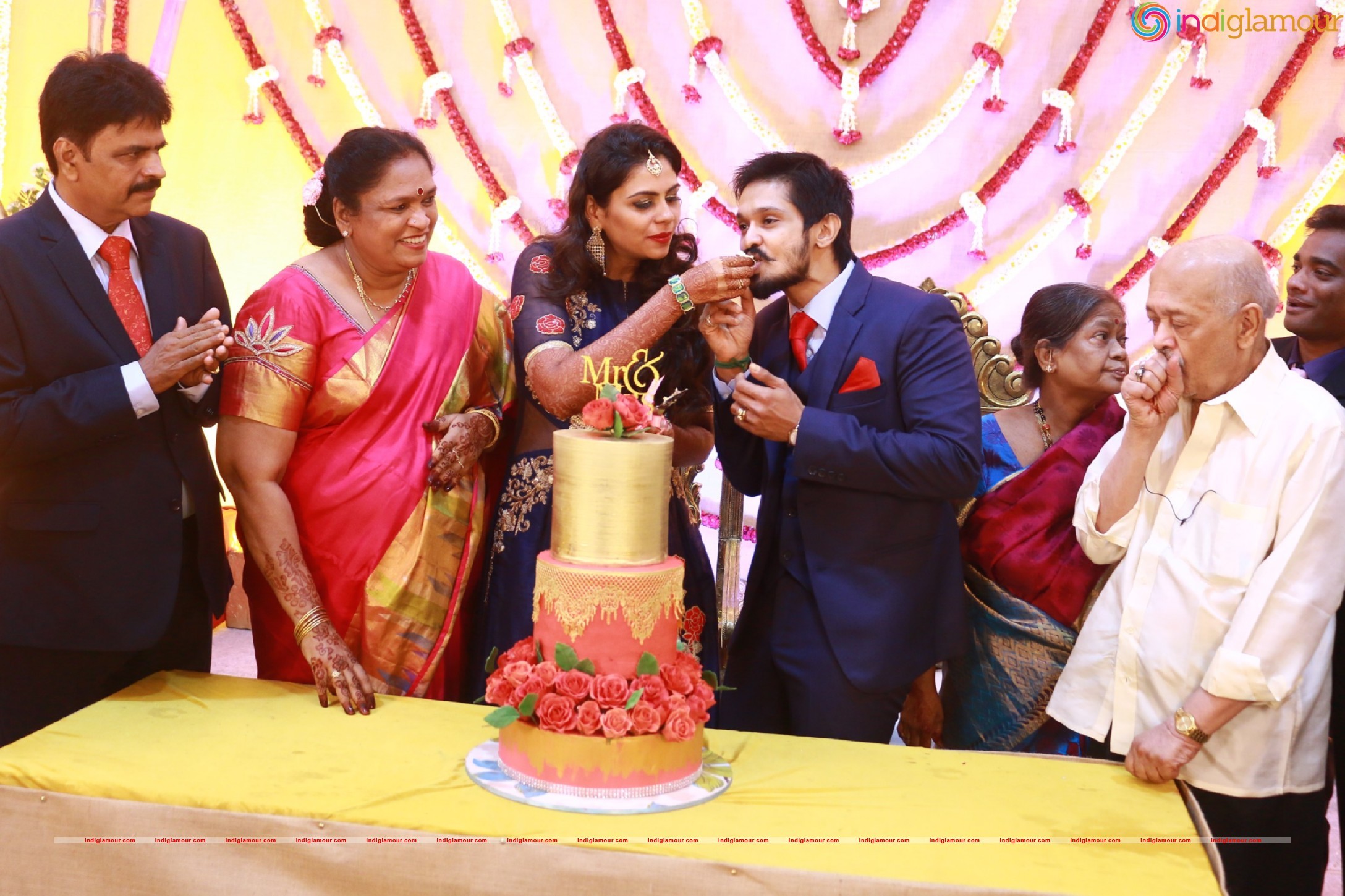 Actor Nakul Sruti Wedding Reception Event hd photo