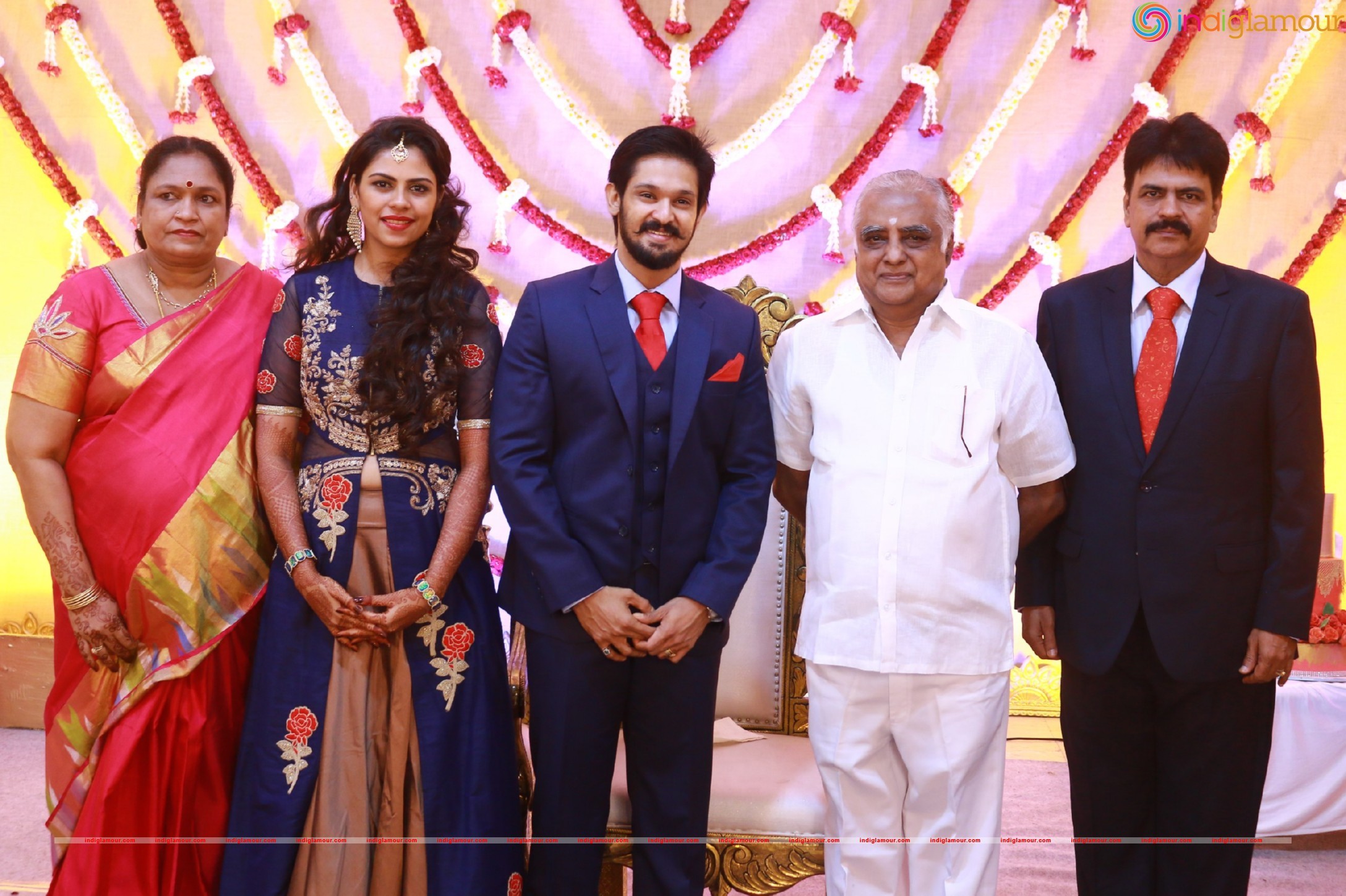 Actor Nakul Sruti Wedding Reception Event hd photo