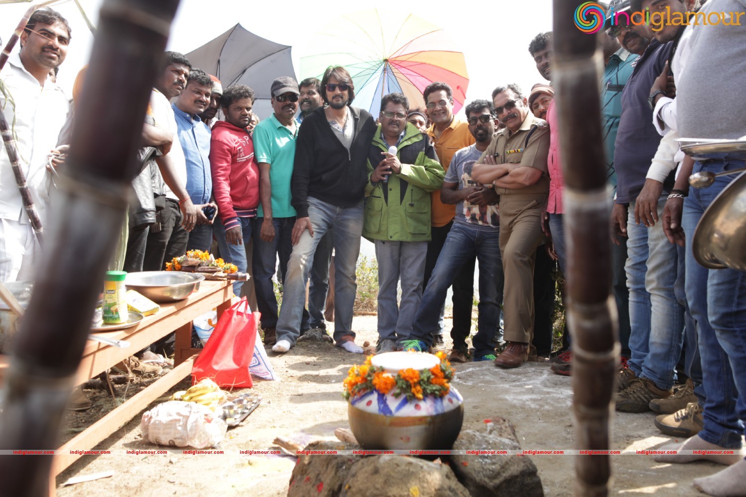Pongal is celebrated Mudinja Ivana Pudi Movie Crew Event hd photo