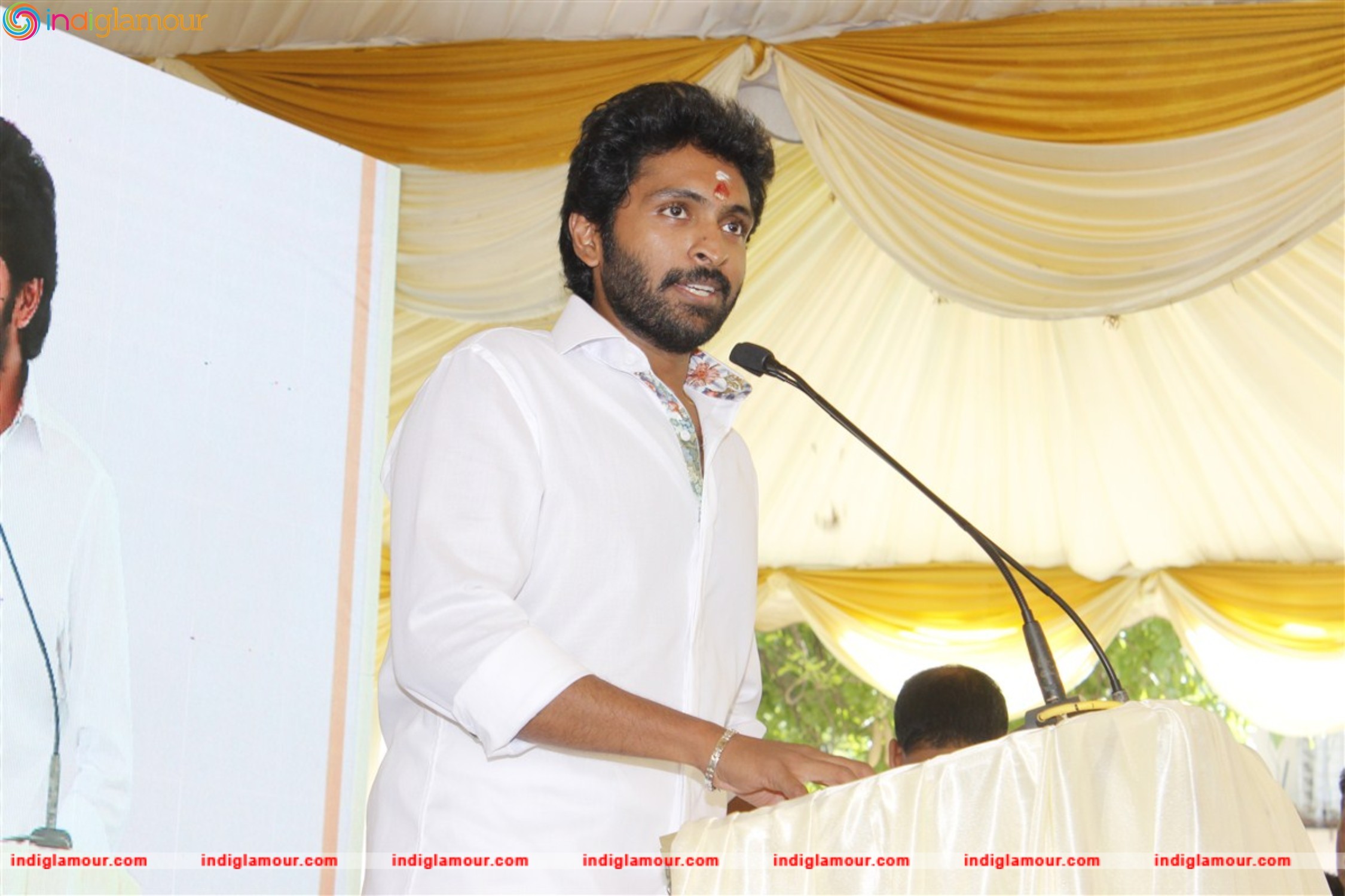 Actor Vikram Prabhu Movie Launch Photos Event hd photo