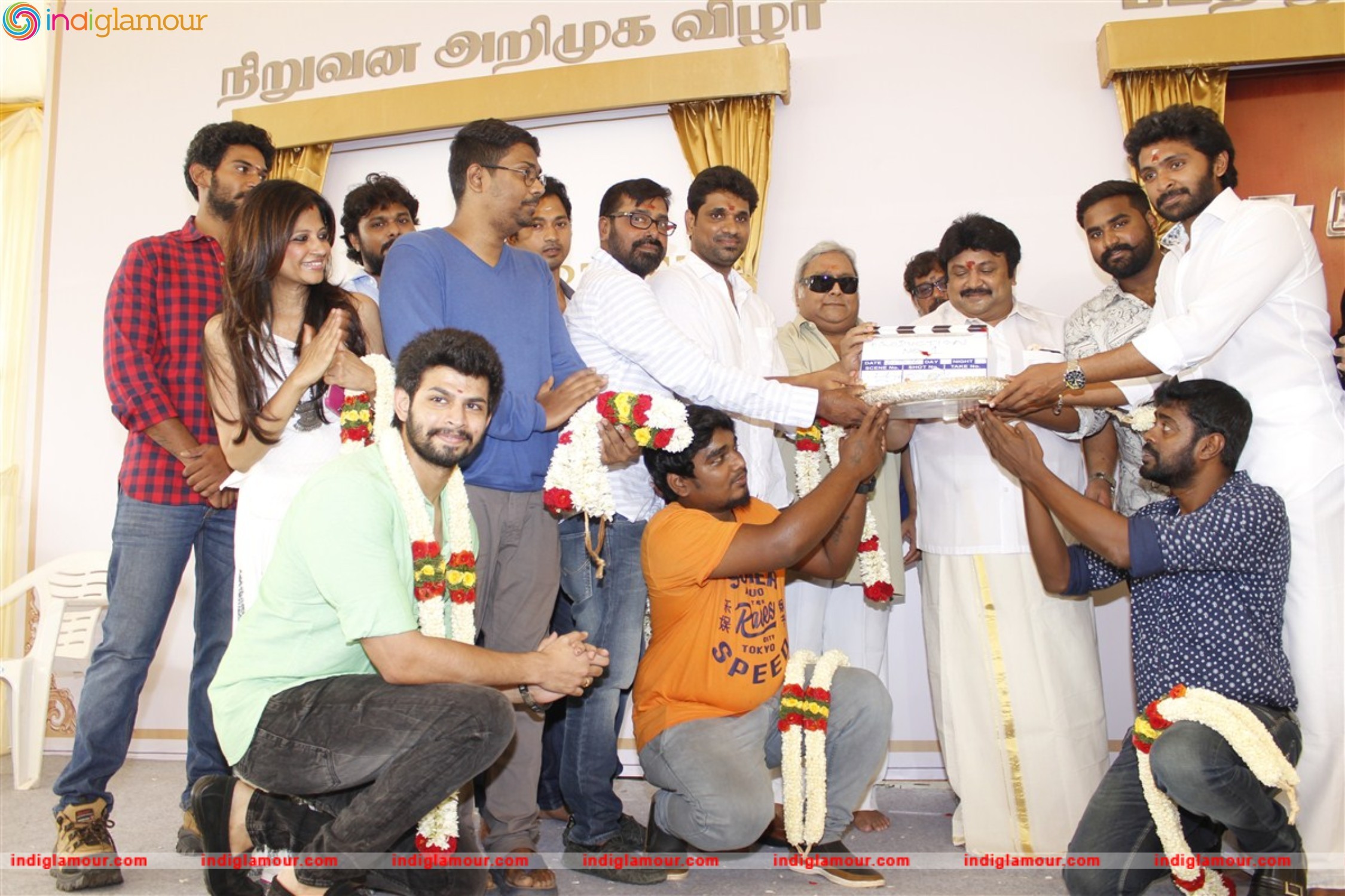 Actor Vikram Prabhu Movie Launch Photos Event hd photo