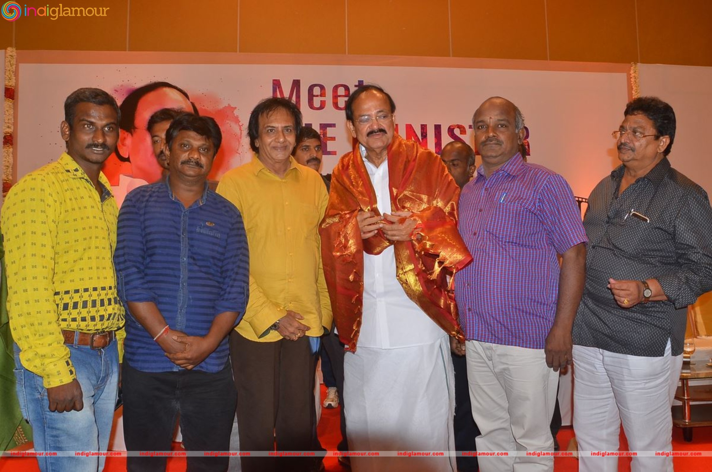 South Indian Film Chamber Union Felicitating Minister Venkaiah Naidu Event hd photo