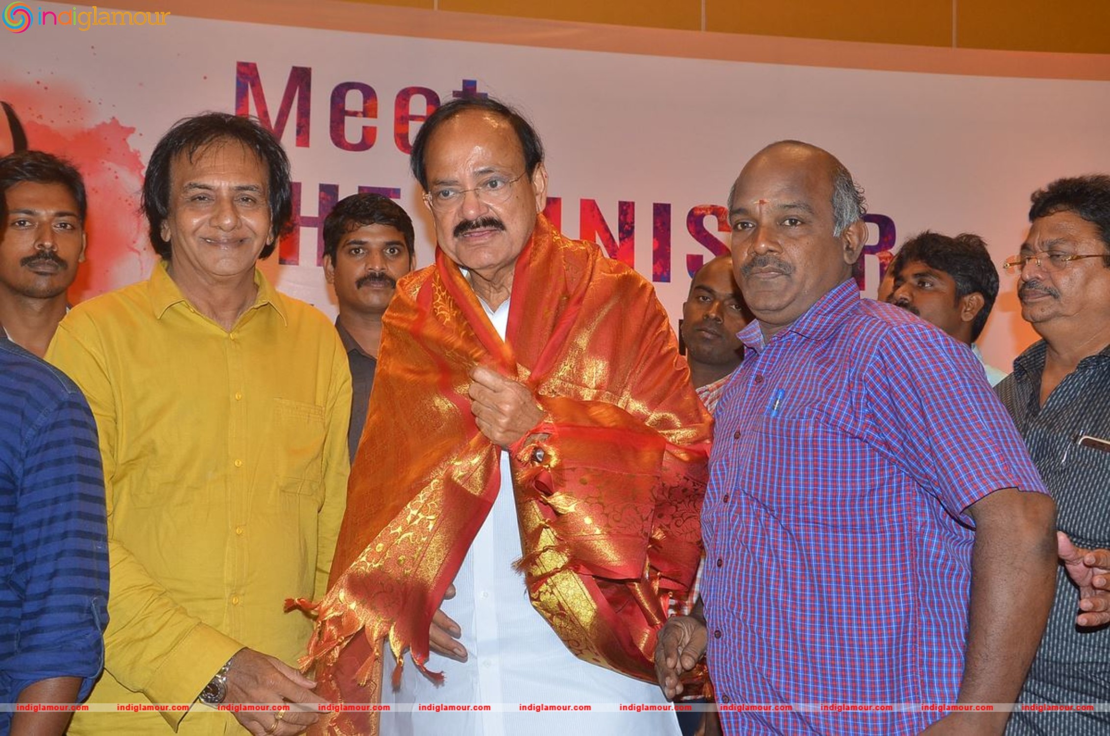 South Indian Film Chamber Union Felicitating Minister Venkaiah Naidu Event hd photo