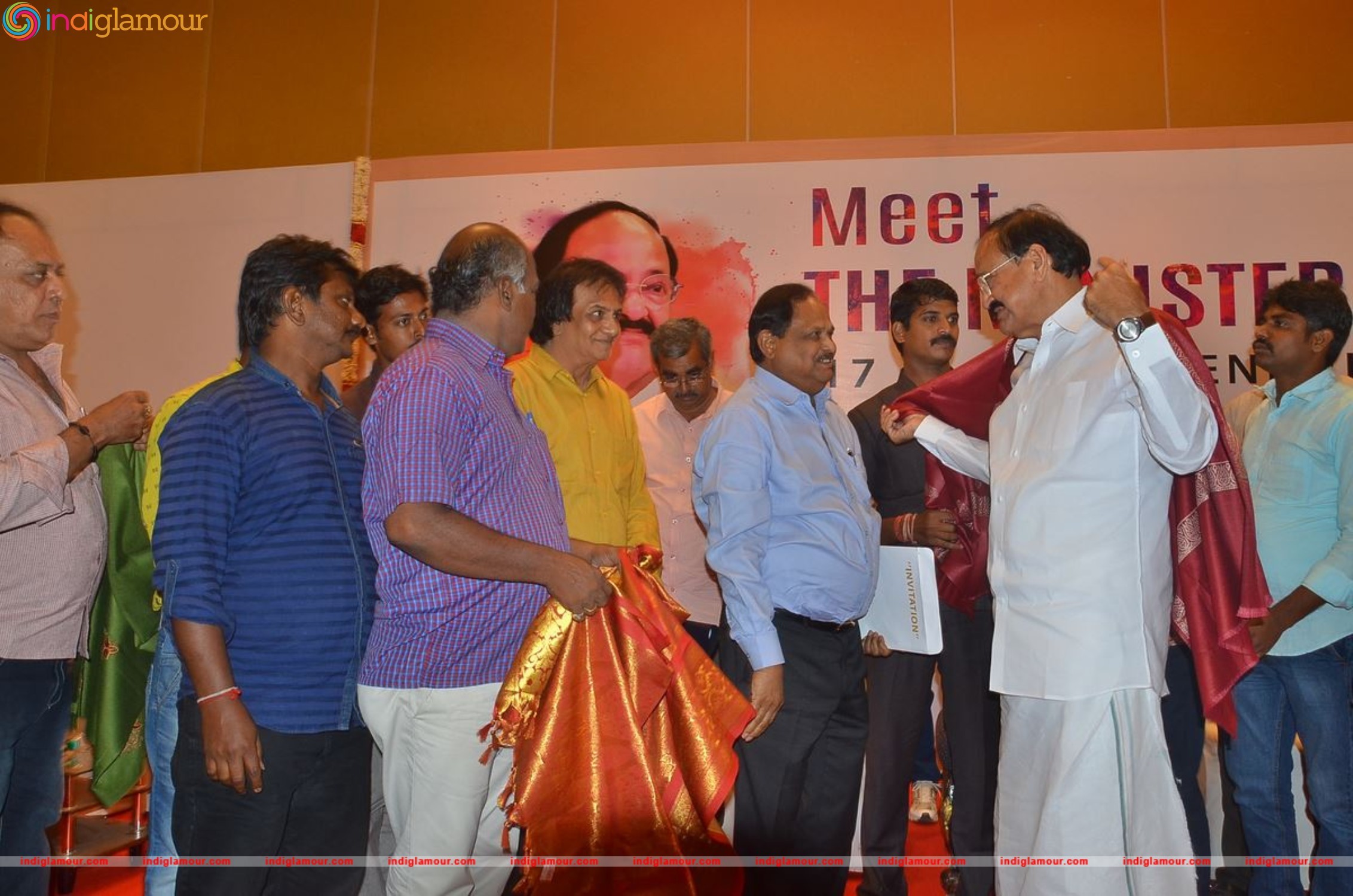 South Indian Film Chamber Union Felicitating Minister Venkaiah Naidu Event hd photo