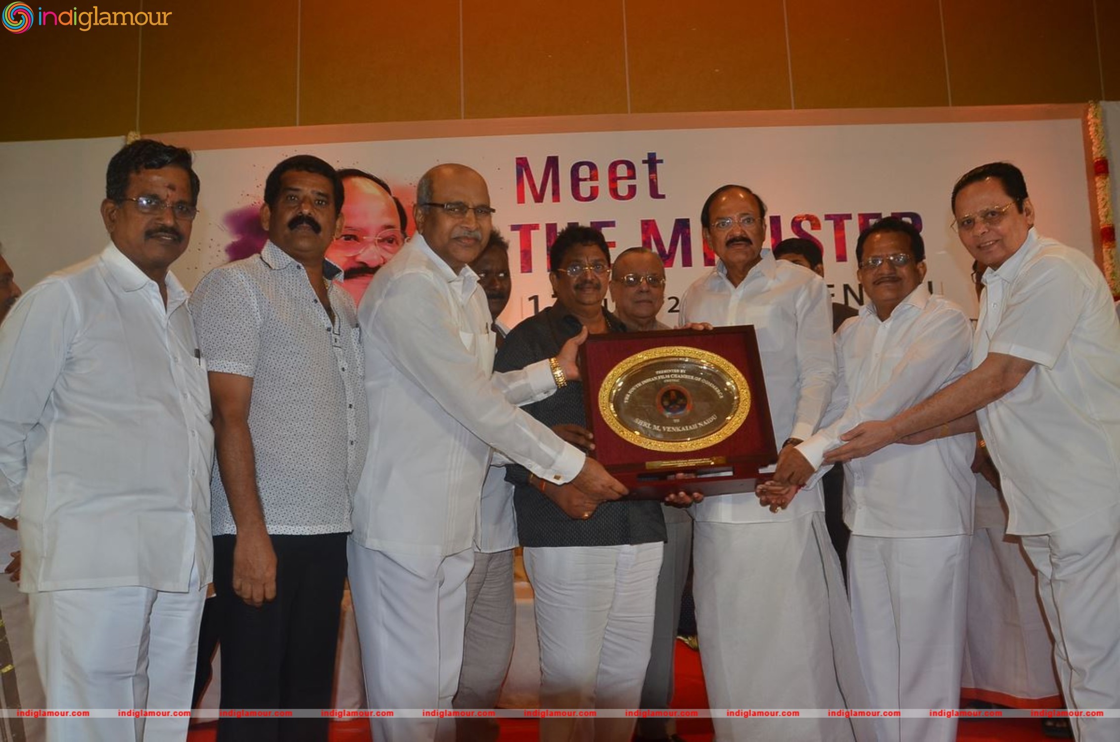 South Indian Film Chamber Union Felicitating Minister Venkaiah Naidu Event hd photo