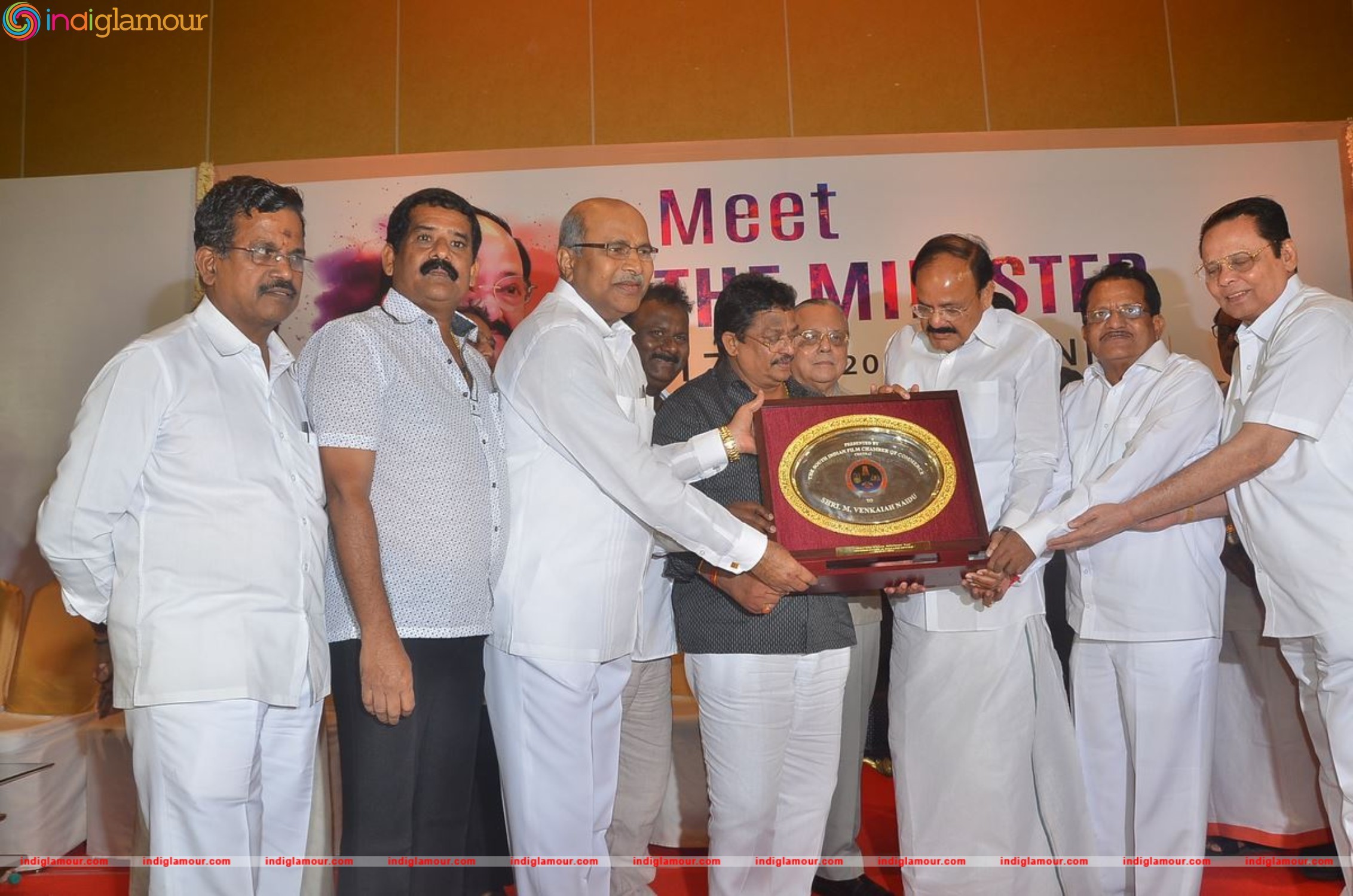 South Indian Film Chamber Union Felicitating Minister Venkaiah Naidu Event hd photo