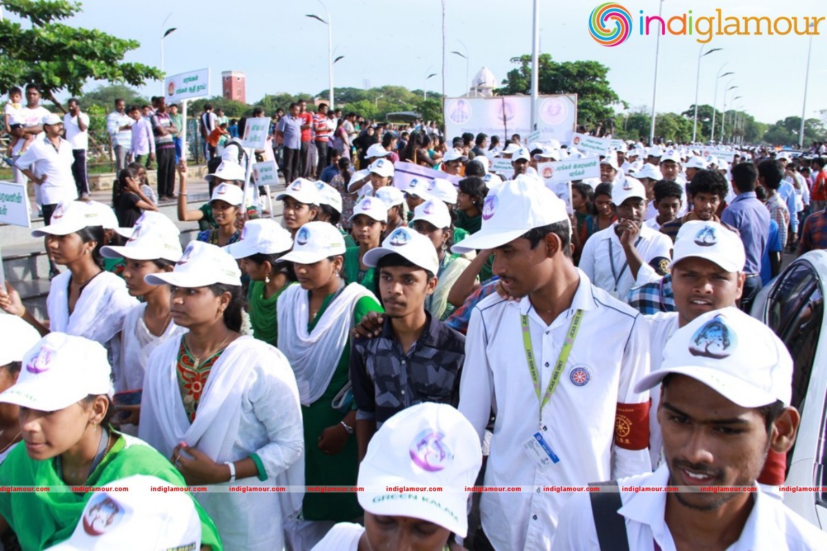 Kalam Green Peace Rally hosted by Padmshree Vivek Event hd photo