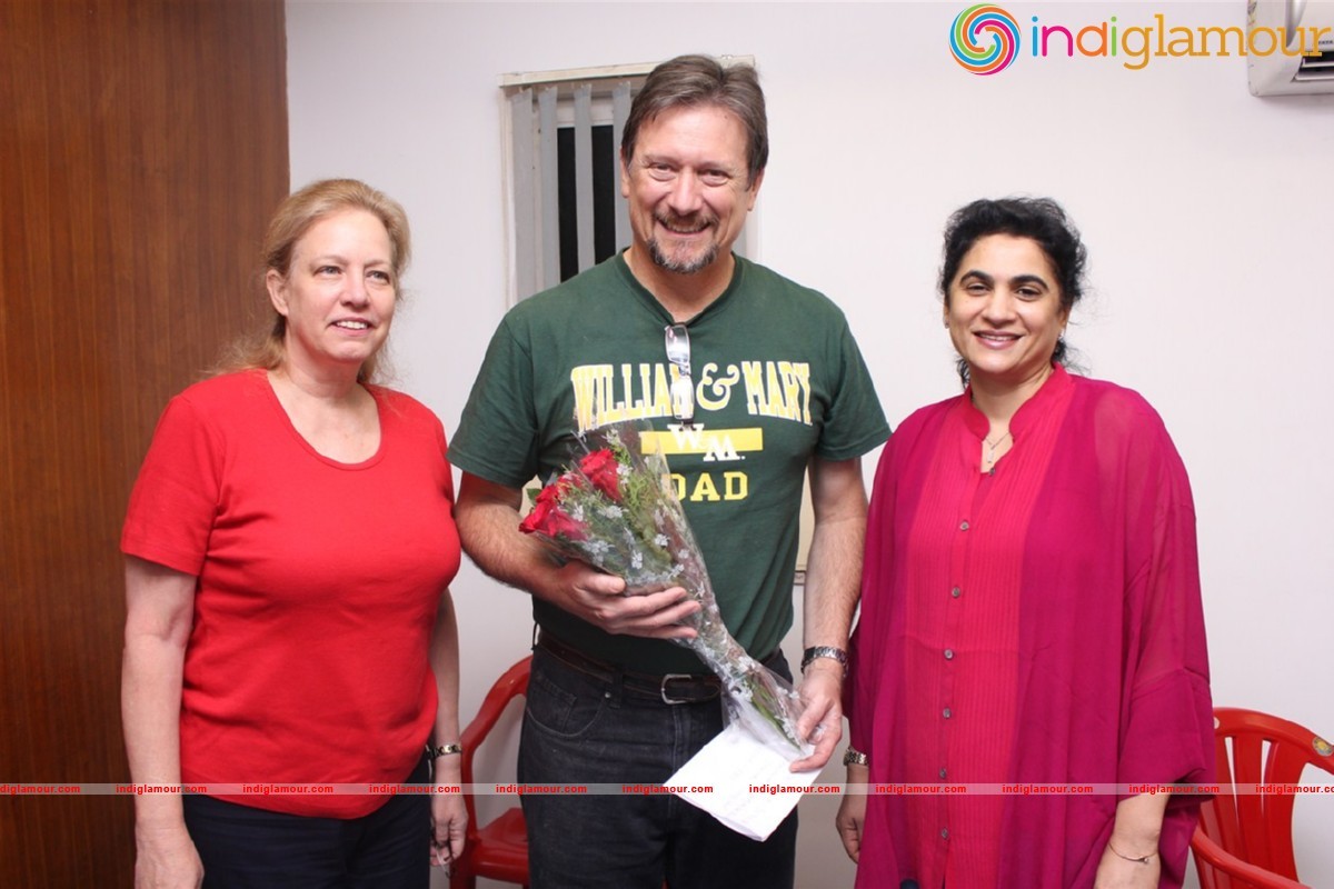 Us And Uk British Council And Director Priyadarshan And Kavitha Sai Prasad Watching in Kabali Event hd photo