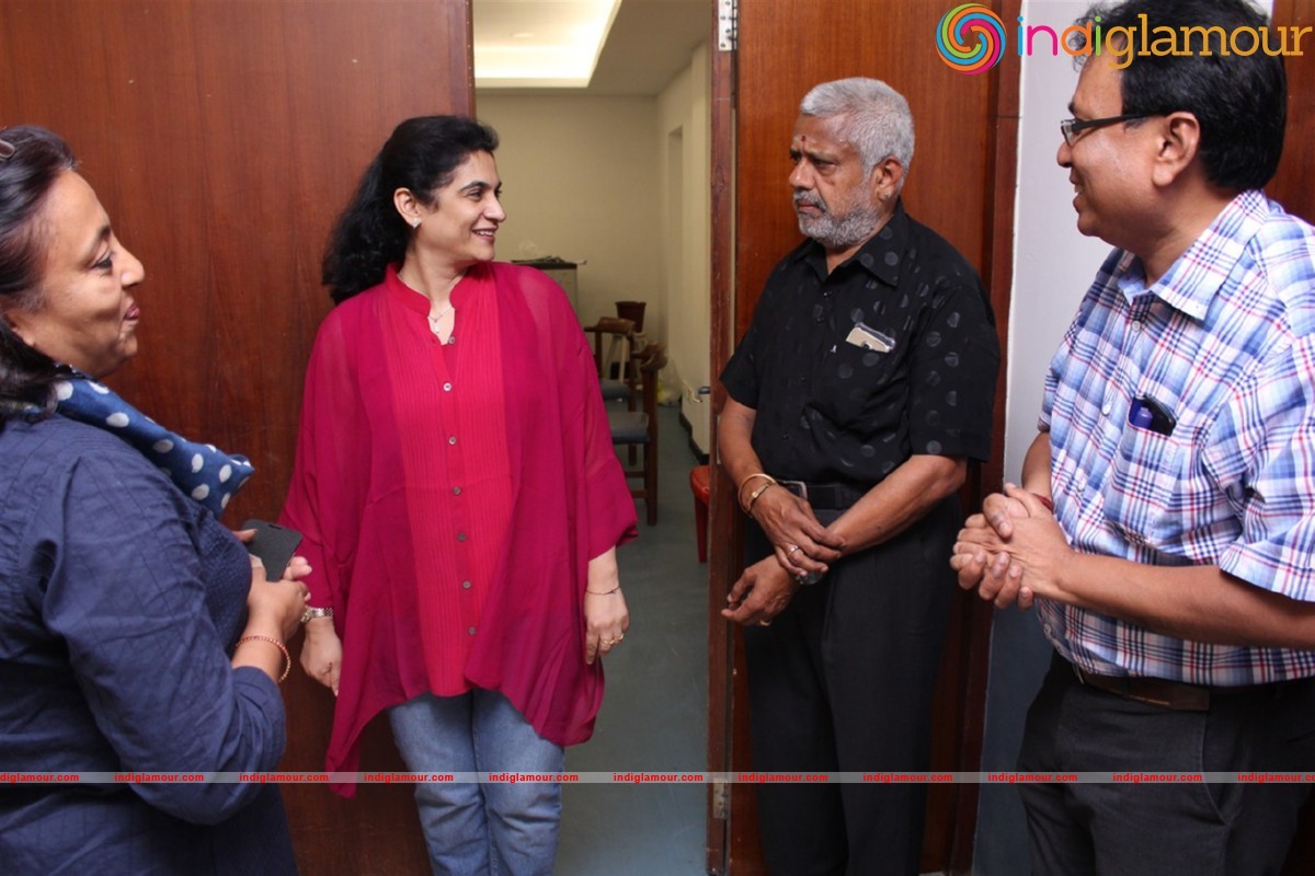 Us And Uk British Council And Director Priyadarshan And Kavitha Sai Prasad Watching in Kabali Event hd photo