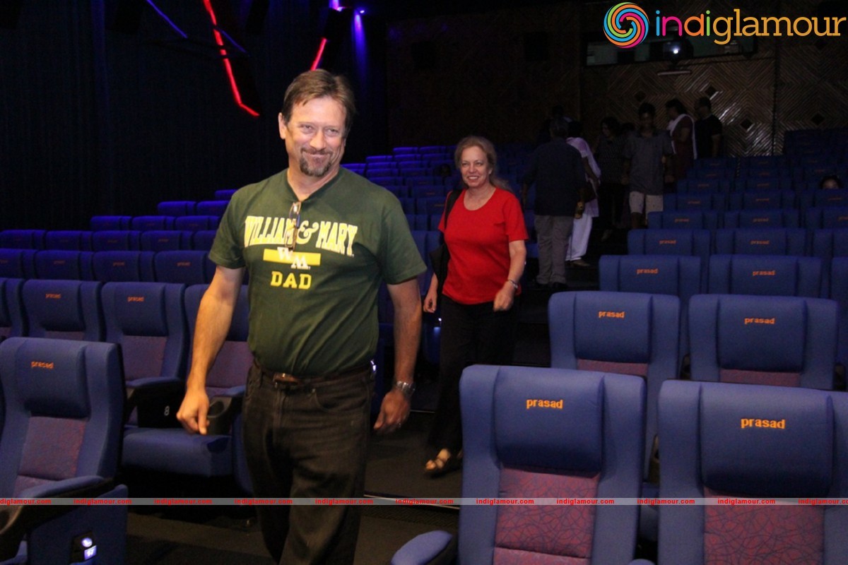 Us And Uk British Council And Director Priyadarshan And Kavitha Sai Prasad Watching in Kabali Event hd photo