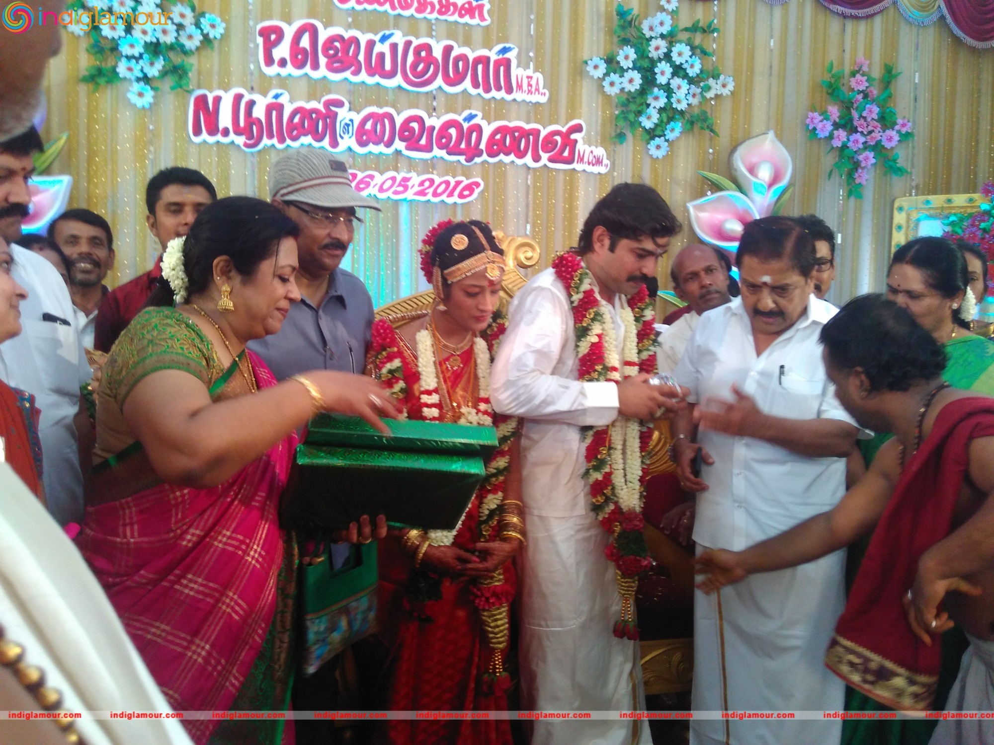 Producer Kalaignanam Grandson Jayakumar Wedding Reception Event hd photo