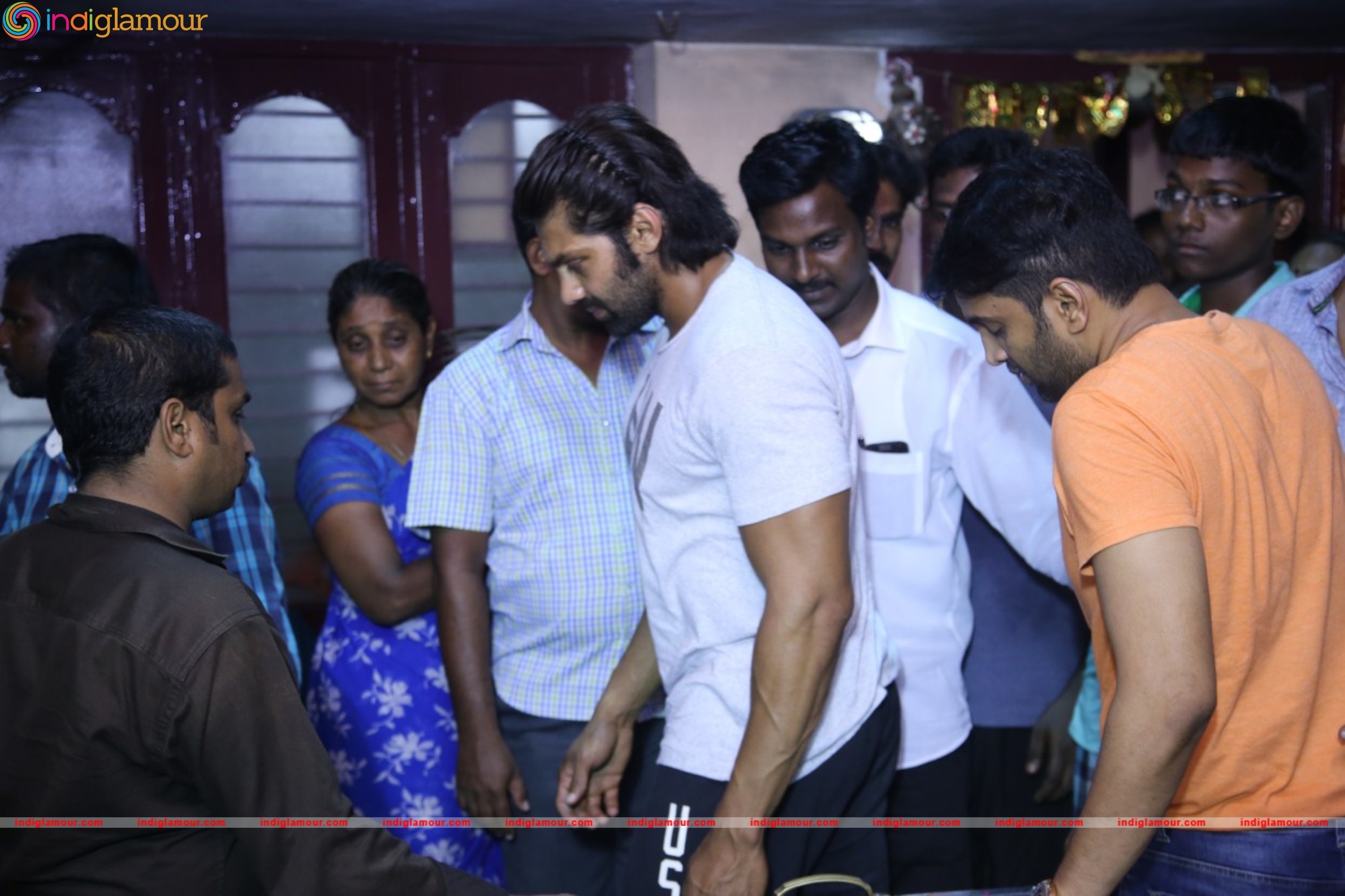 Actor Santhanam Father Passed Away Event hd photo