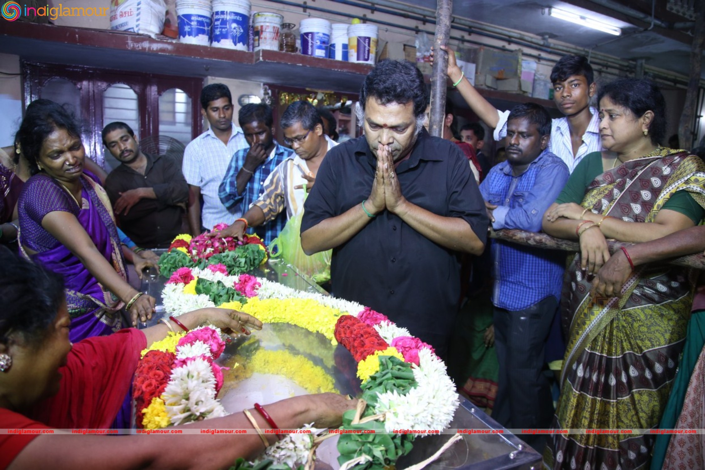 Actor Santhanam Father Passed Away Event hd photo