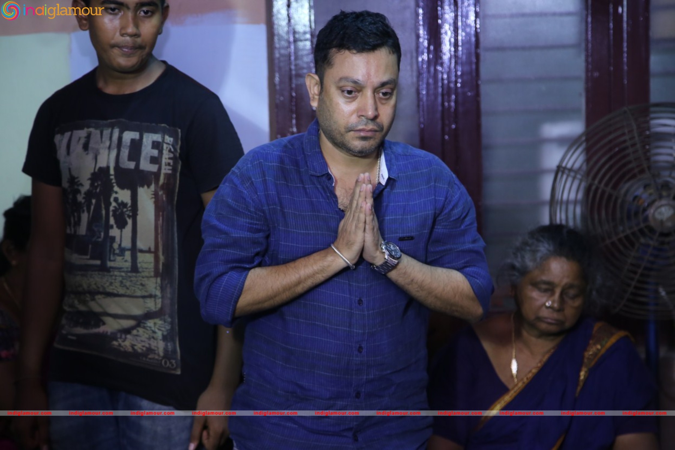 Actor Santhanam Father Passed Away Event hd photo