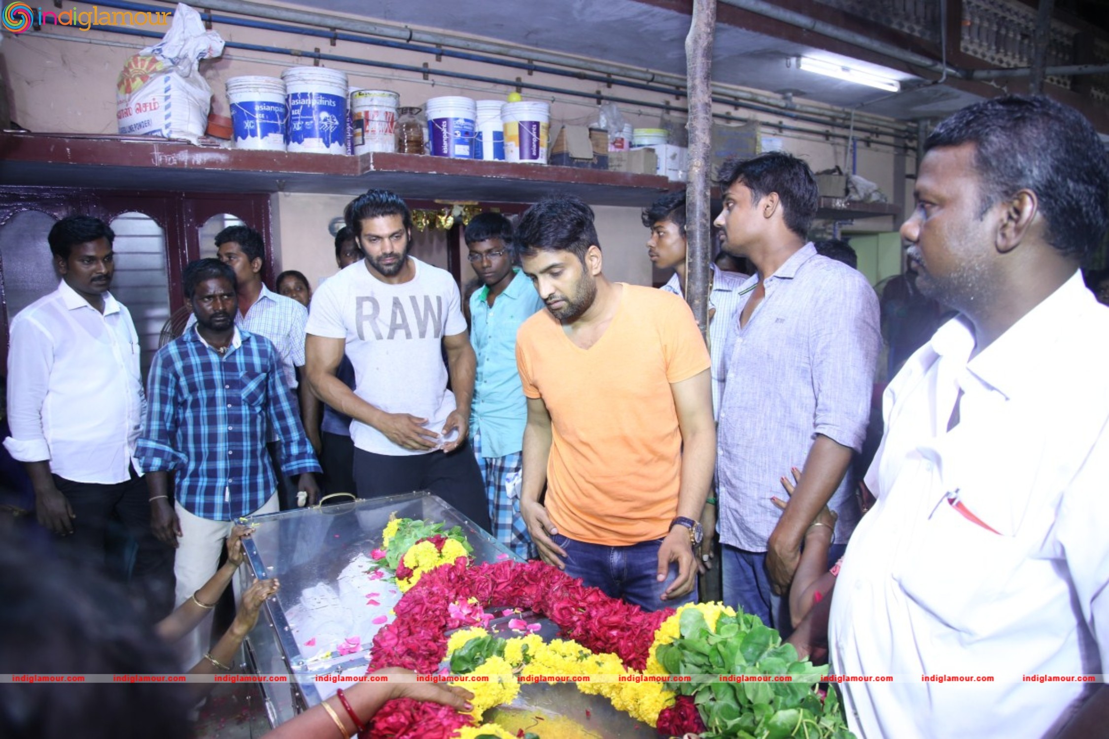 Actor Santhanam Father Passed Away Event hd photo