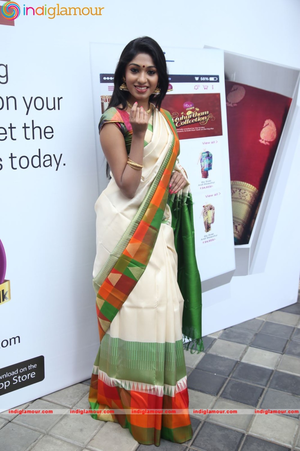 Palam Silks App Launch by Jeyashree Ravi Event hd photo