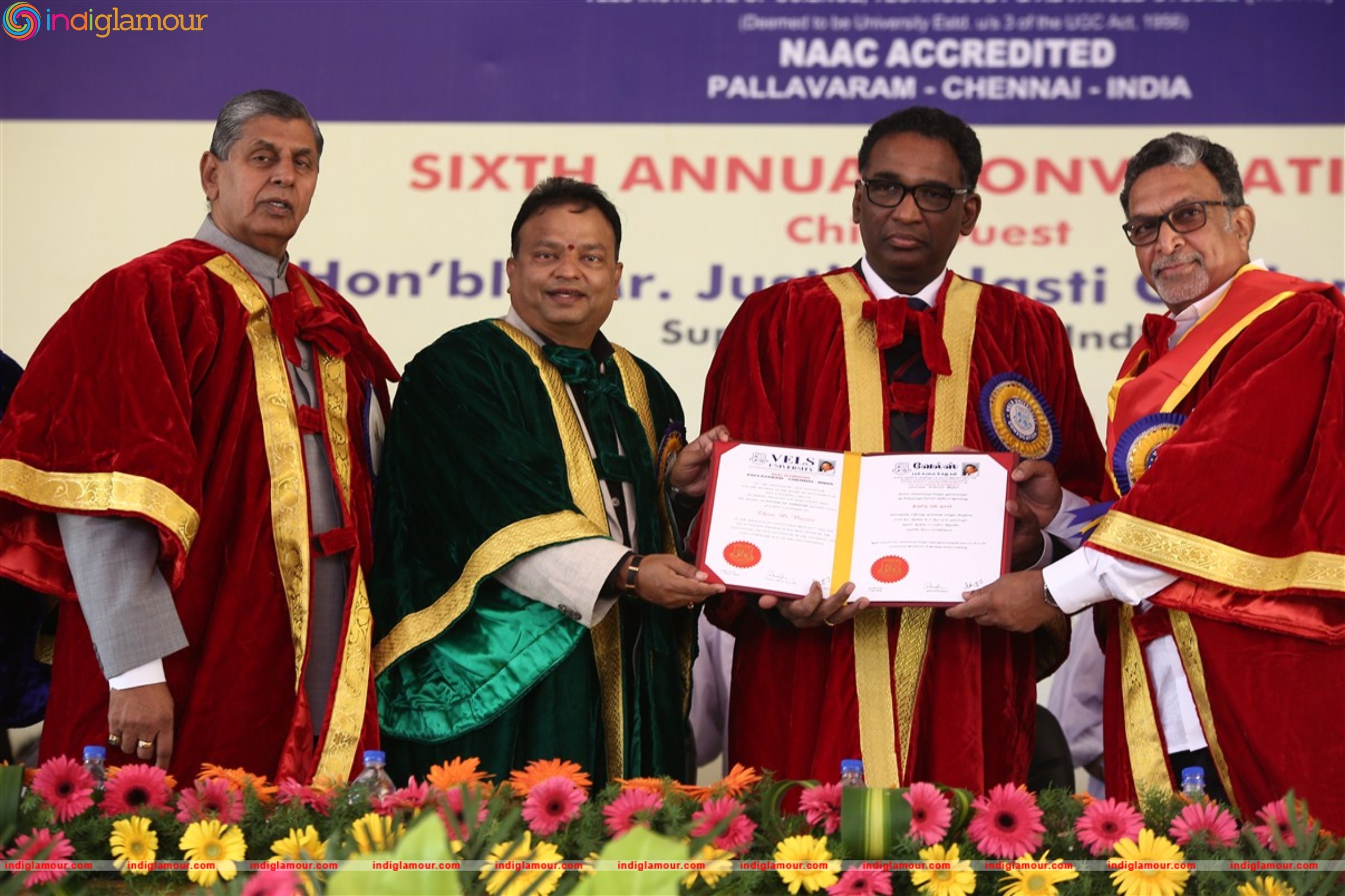 Vels University Confers Doctorate on Nassar Event hd photo