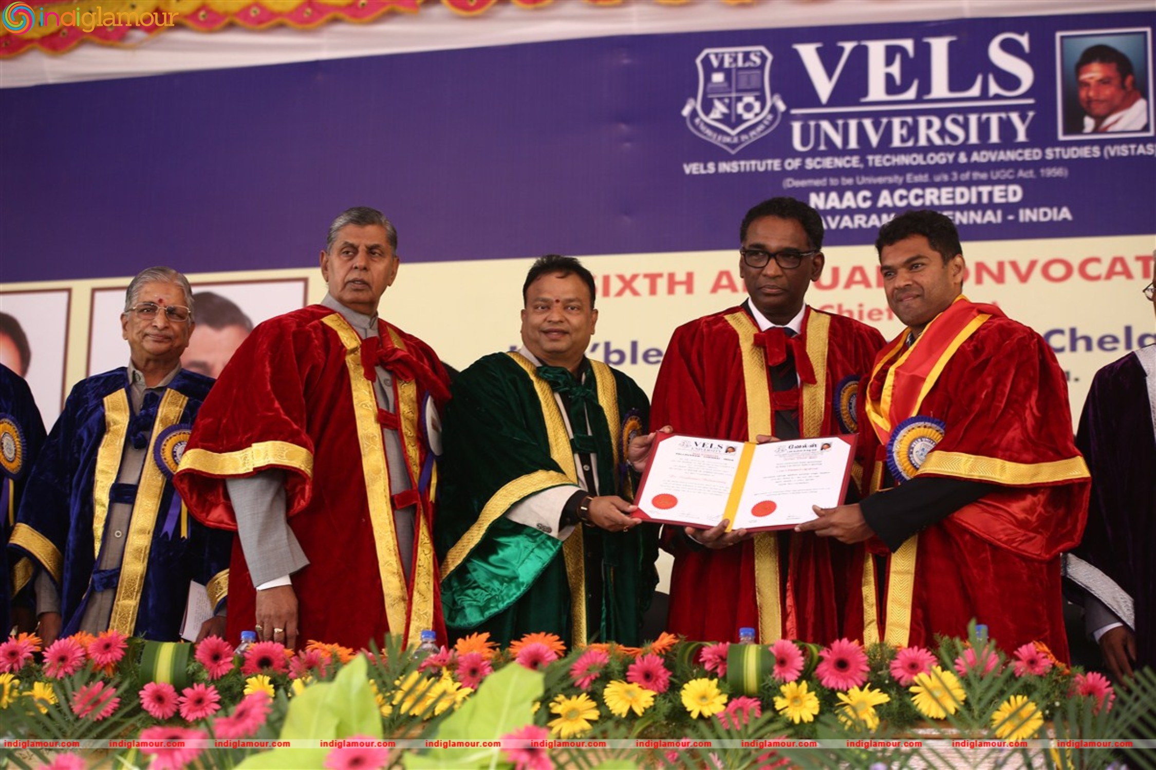 Vels University Confers Doctorate on Nassar Event hd photo