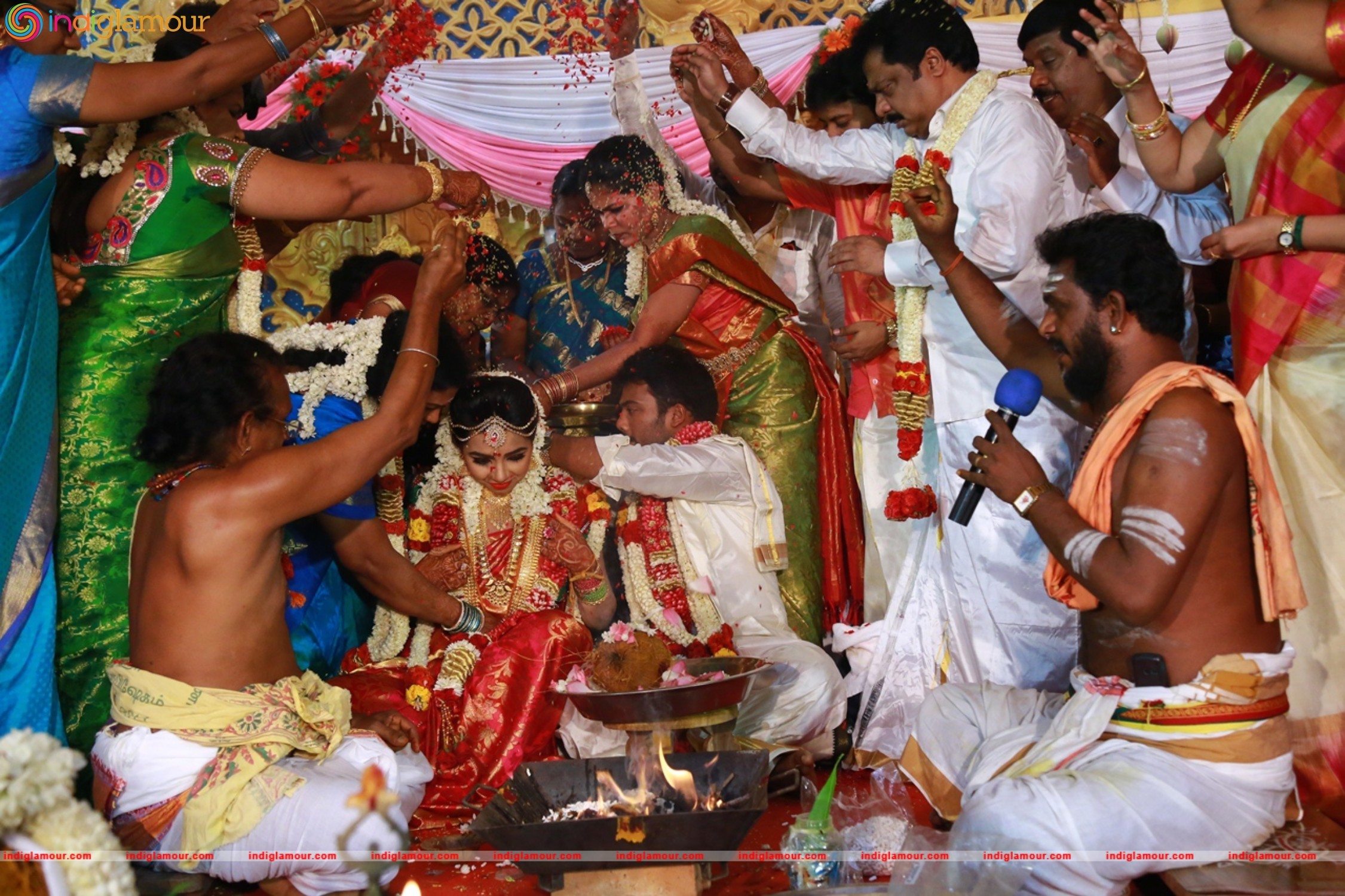 Director Pandiarajan Son Prithvirajan Weds Akshaya Wedding Images Event hd photo