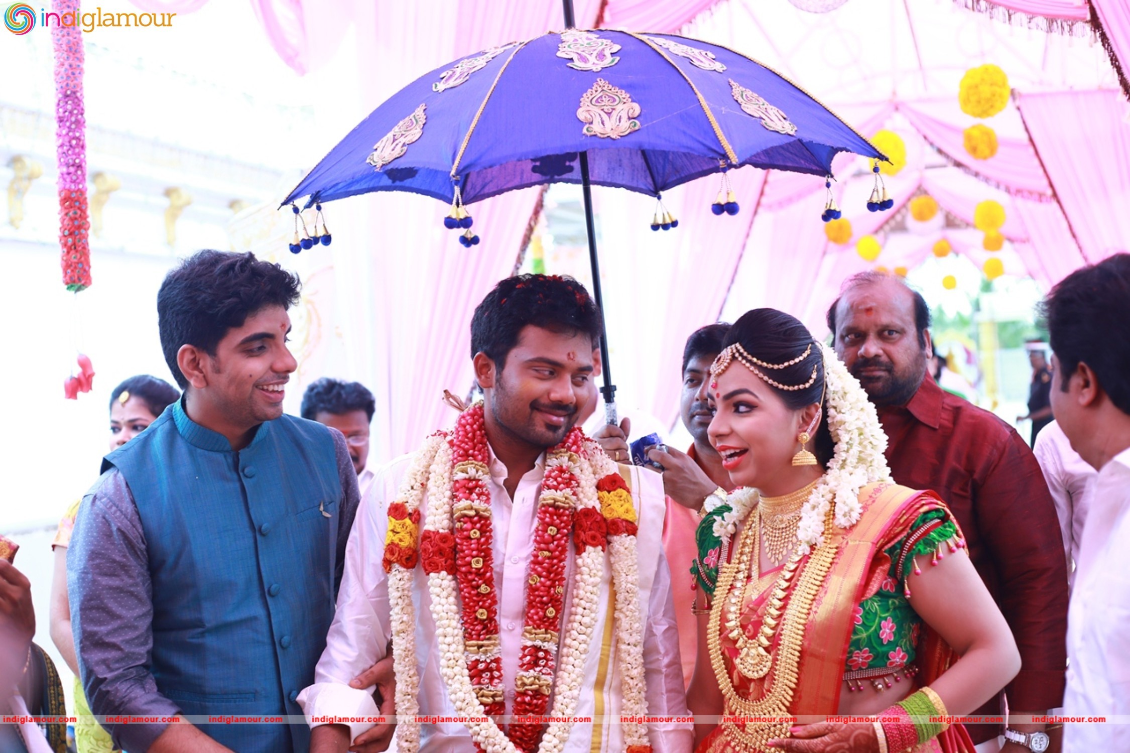 Director Pandiarajan Son Prithvirajan Weds Akshaya Wedding Images Event hd photo