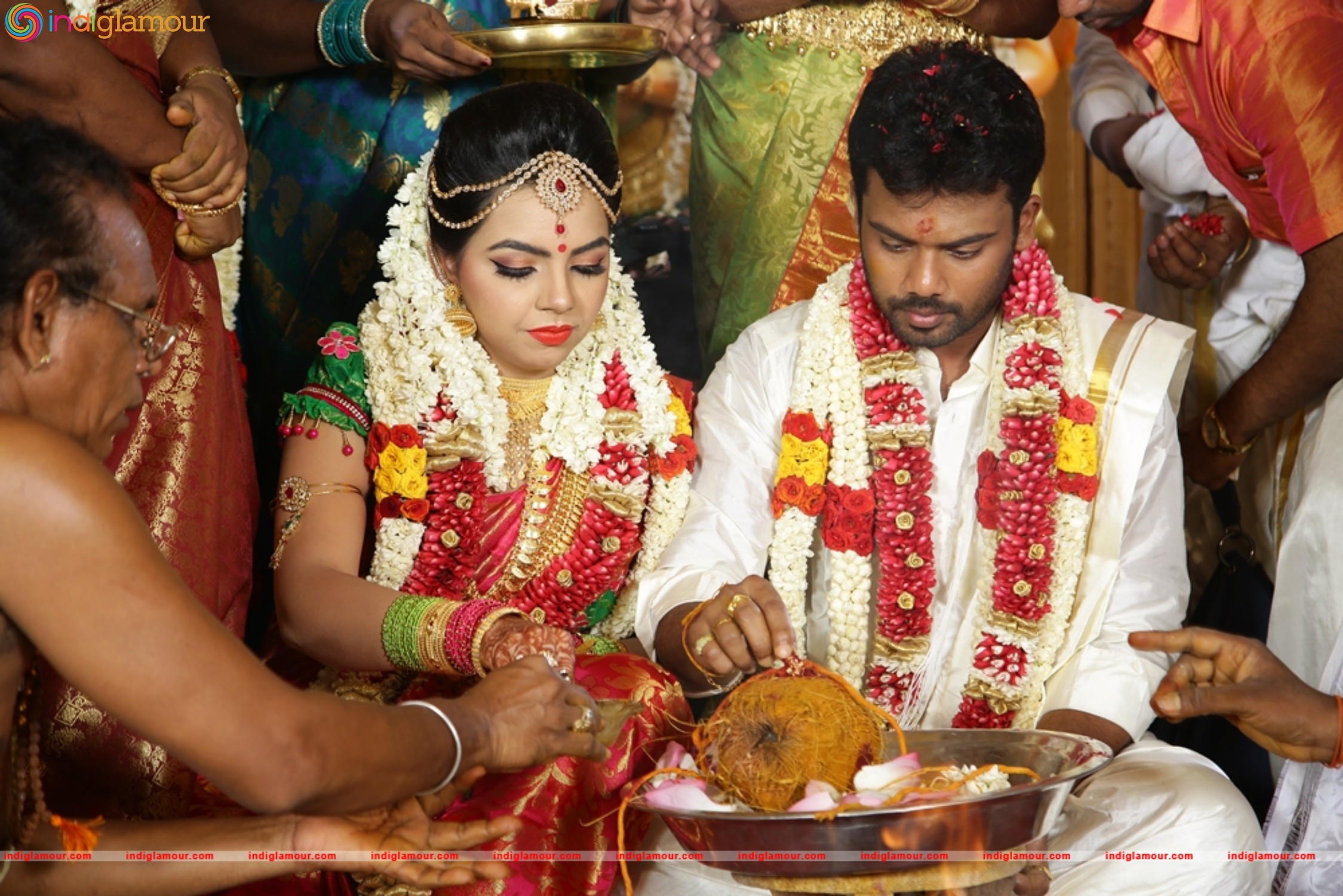 Director Pandiarajan Son Prithvirajan Weds Akshaya Wedding Images Event hd photo