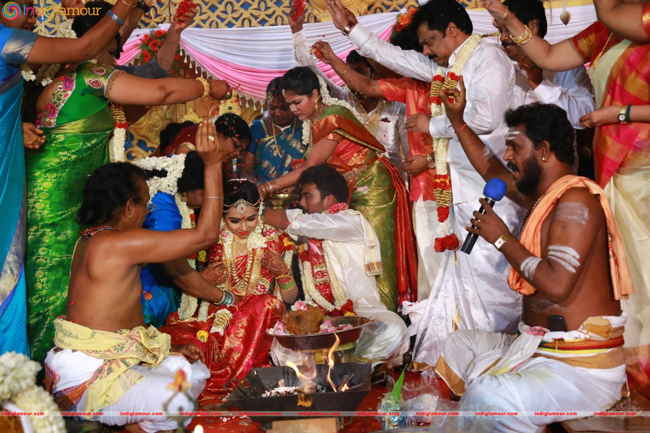 Director Pandiarajan Son Prithvirajan Weds Akshaya Wedding Images Event hd photo