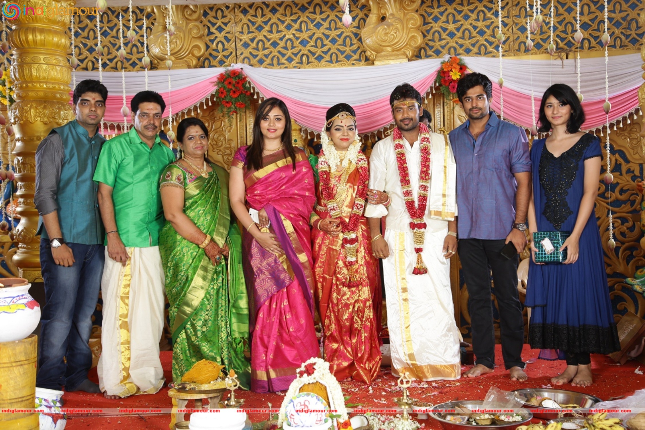 Director Pandiarajan Son Prithvirajan Weds Akshaya Wedding Images Event hd photo