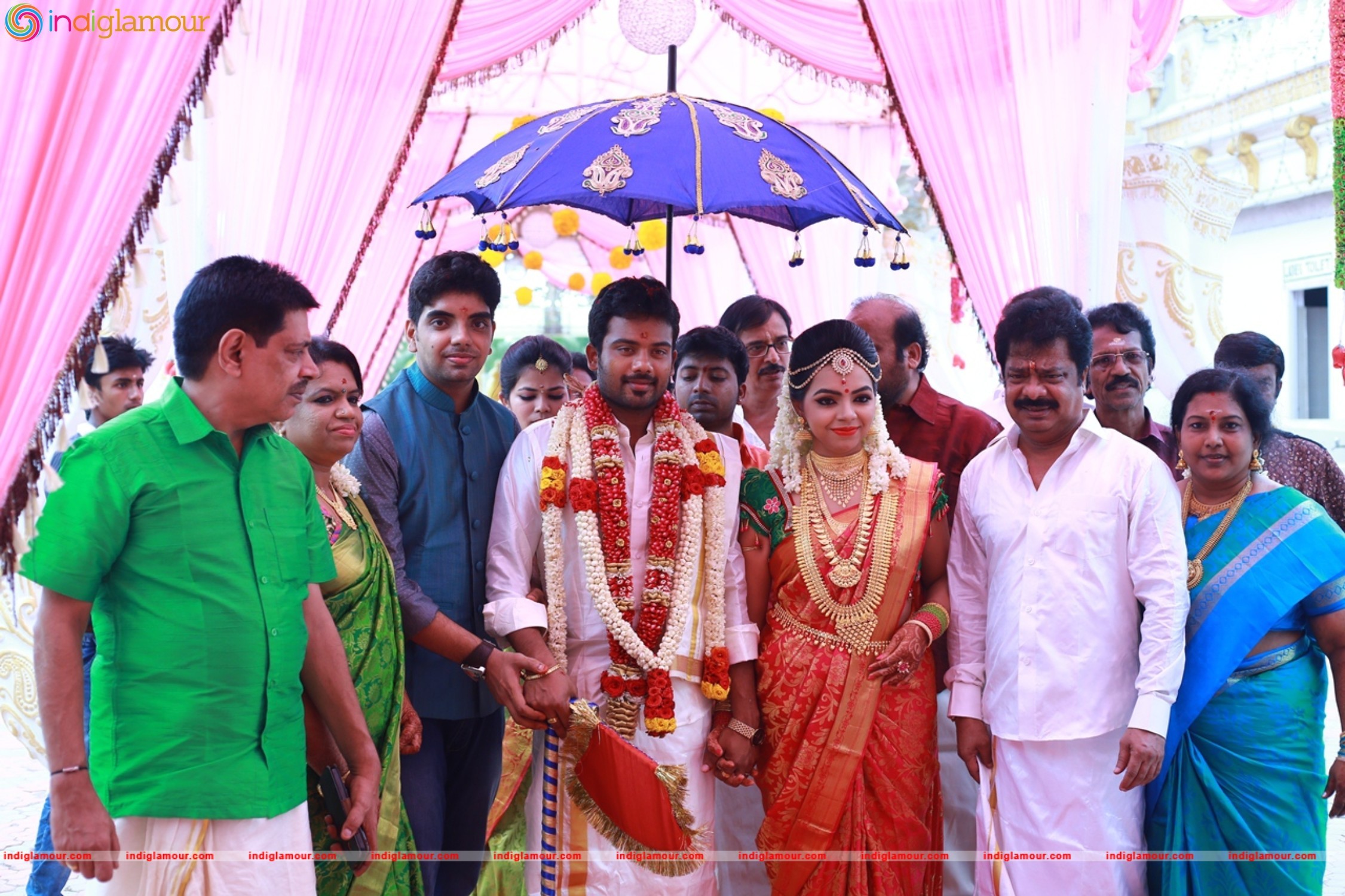 Director Pandiarajan Son Prithvirajan Weds Akshaya Wedding Images Event hd photo