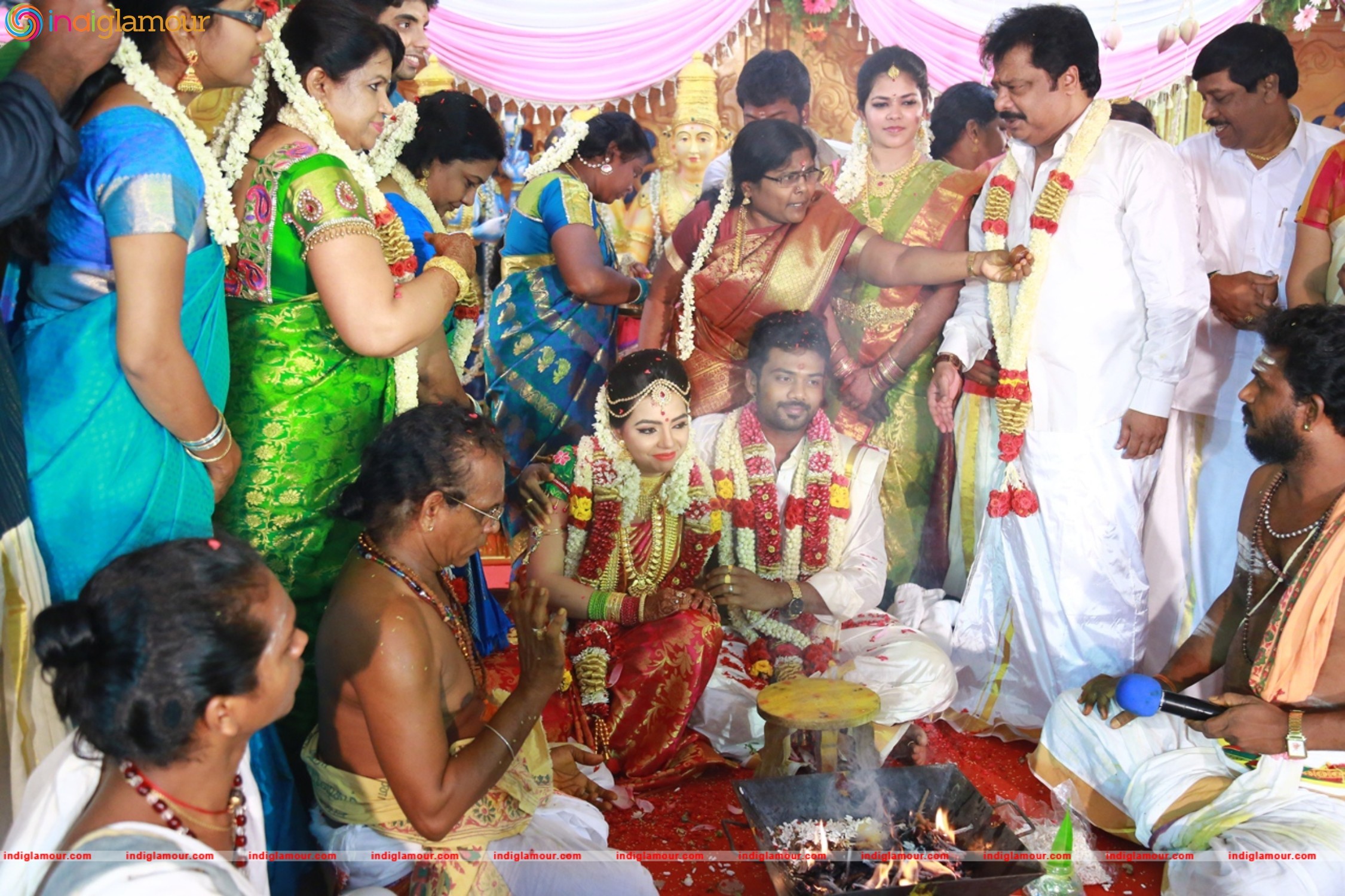 Director Pandiarajan Son Prithvirajan Weds Akshaya Wedding Images Event hd photo