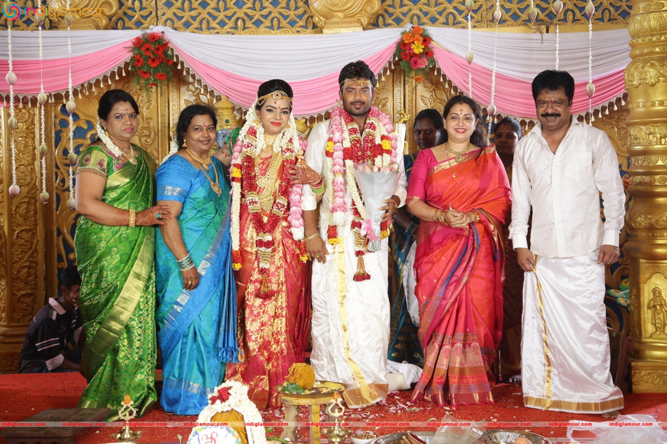 Director Pandiarajan Son Prithvirajan Weds Akshaya Wedding Images Event hd photo