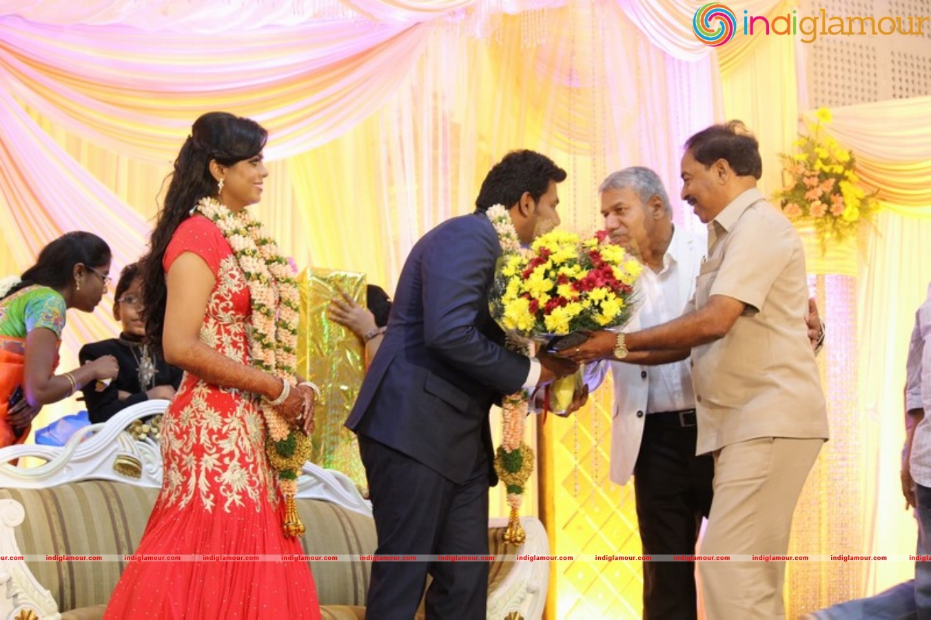 Chinnappa Devar Grand son Wedding Reception stills Event hd photo