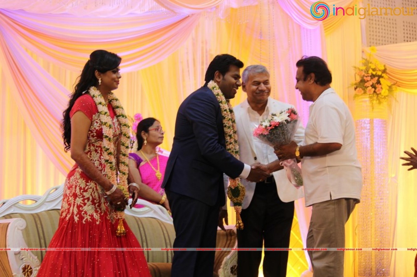 Chinnappa Devar Grand son Wedding Reception stills Event hd photo
