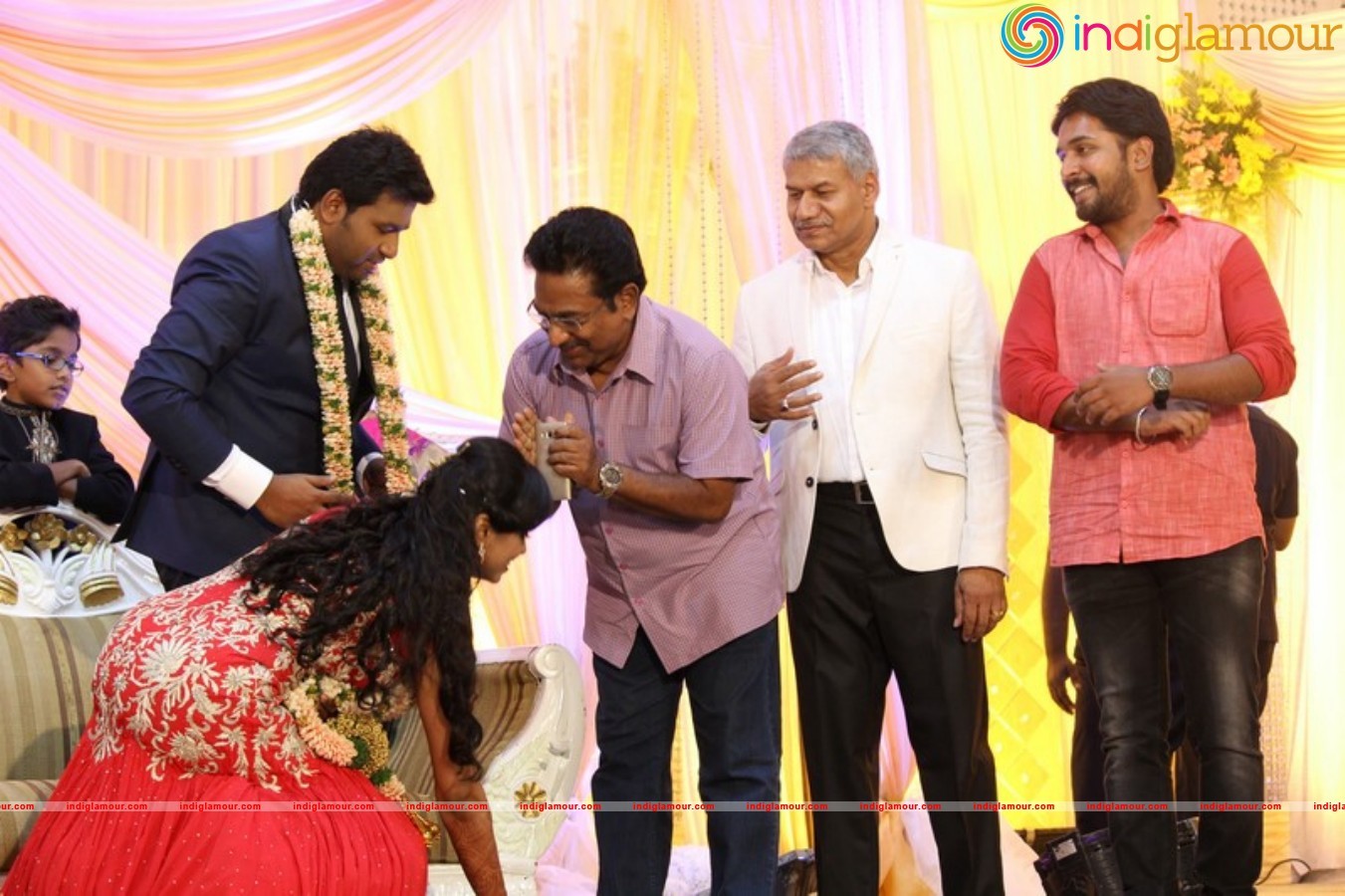 Chinnappa Devar Grand son Wedding Reception stills Event hd photo