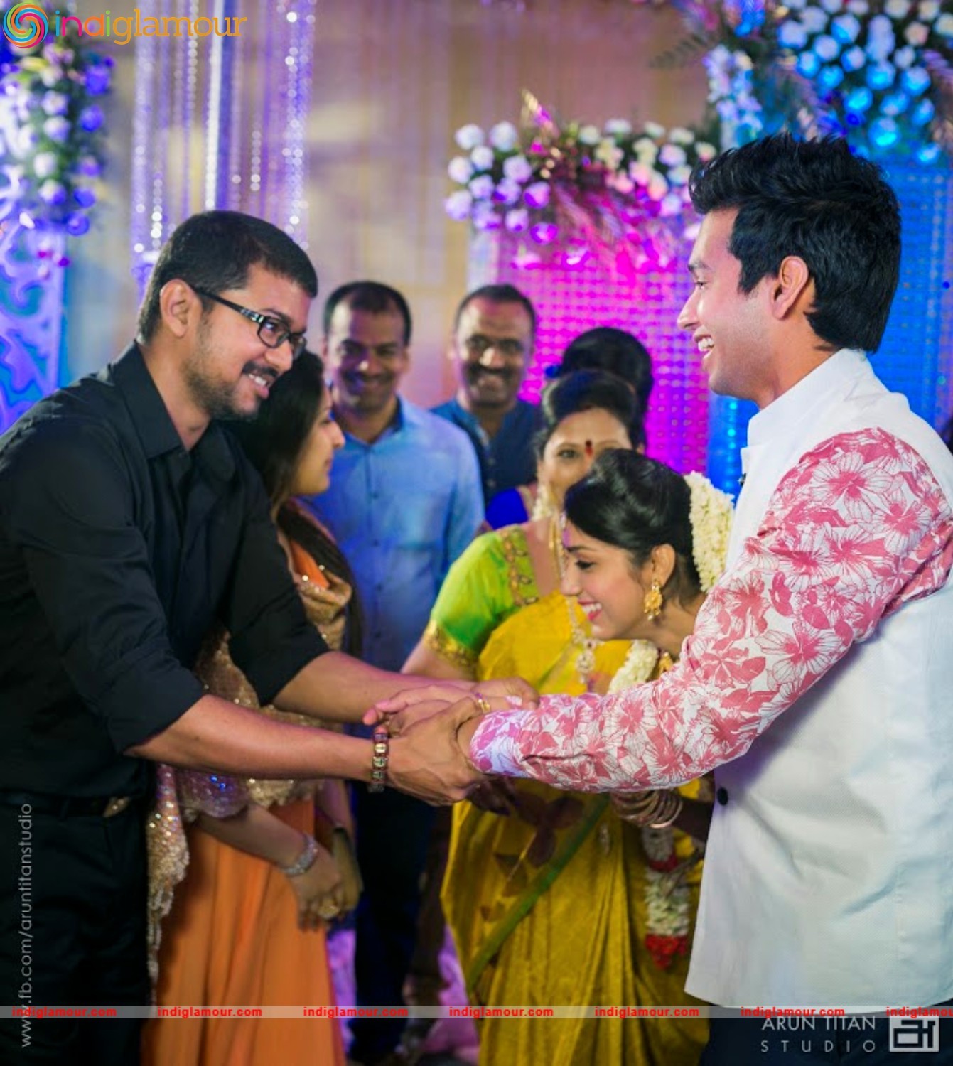 Vijay Attends Jothiram Pavithra Engagement Images Event hd photo