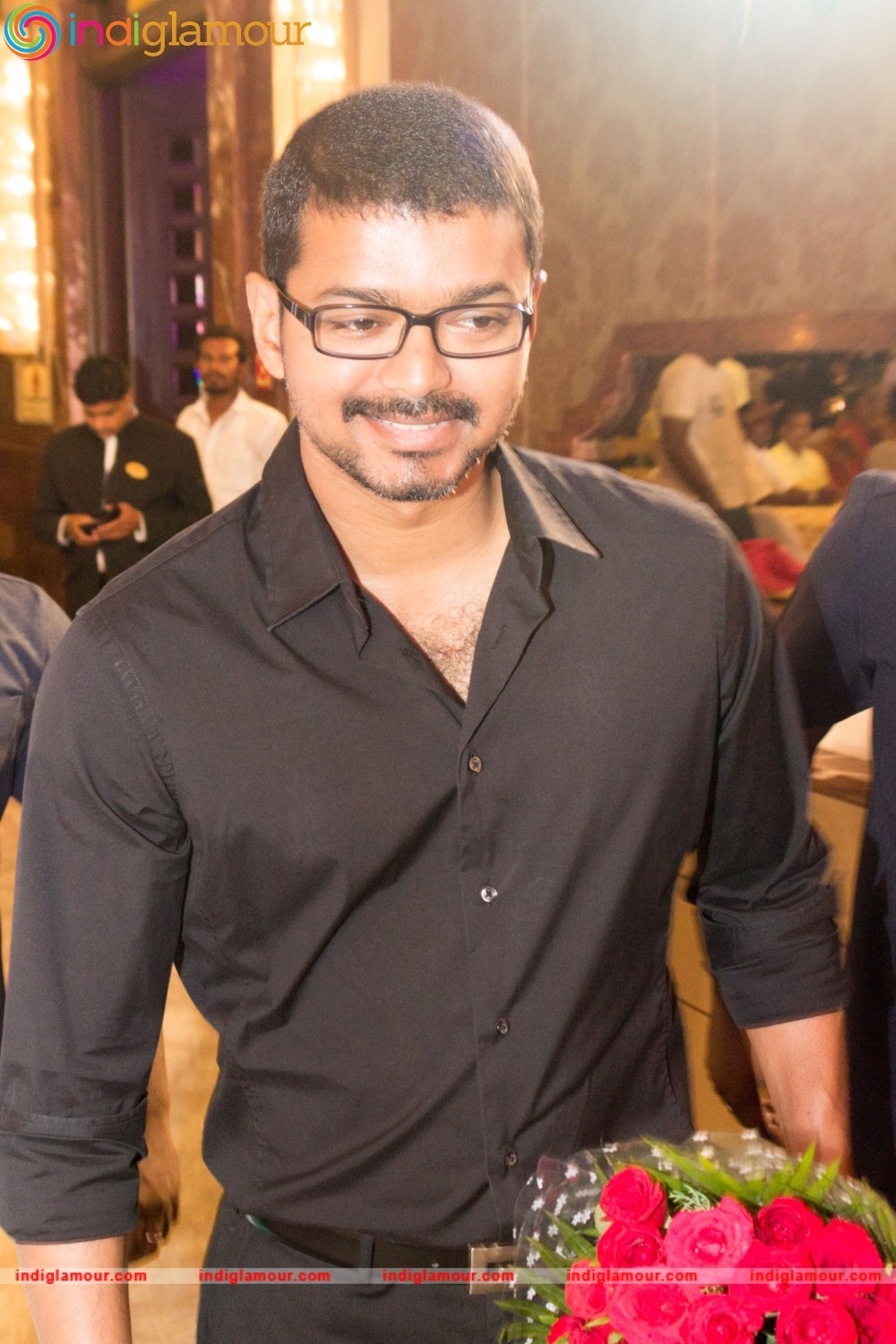 Vijay Attends Jothiram Pavithra Engagement Images Event hd photo