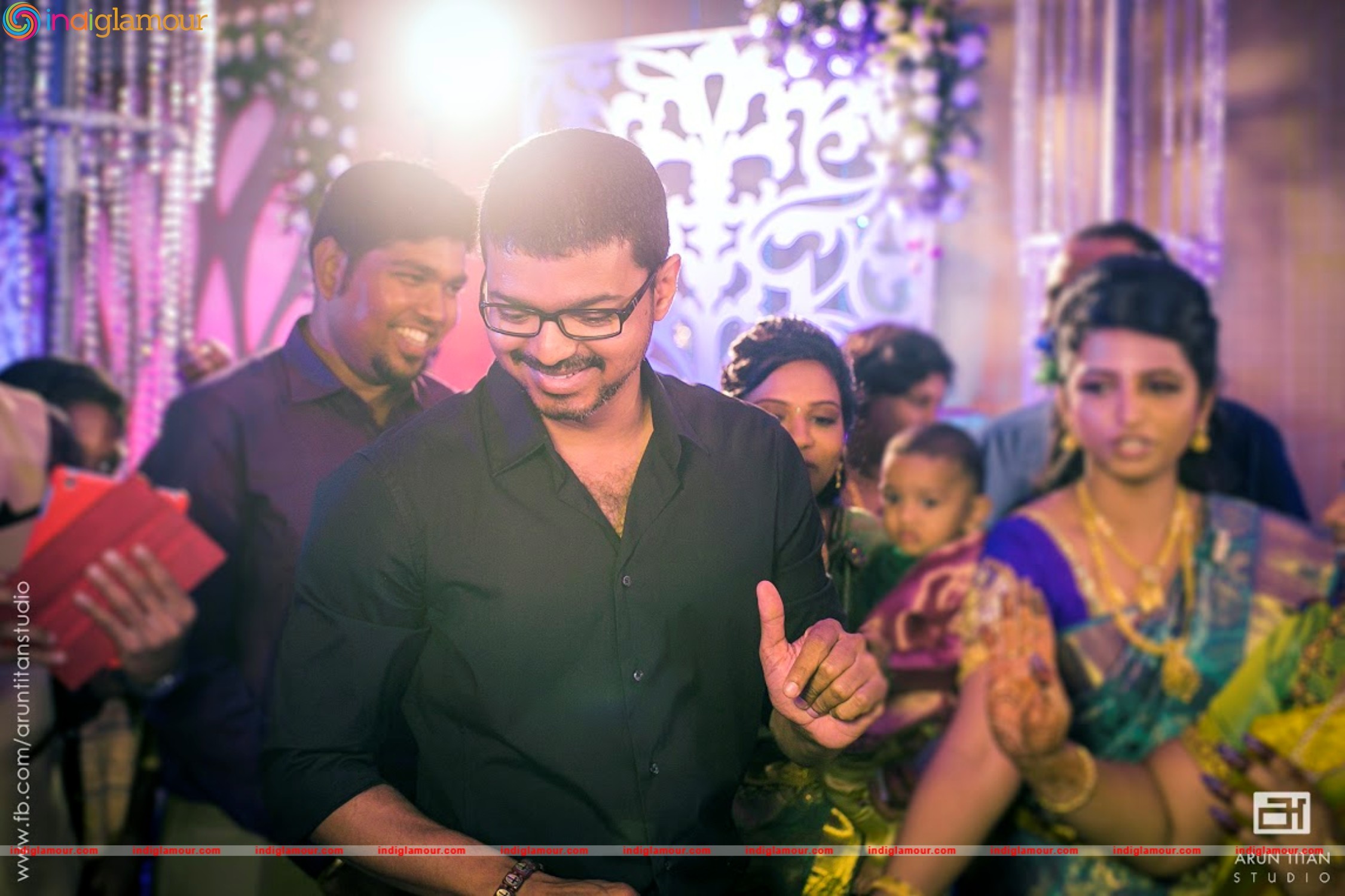 Vijay Attends Jothiram Pavithra Engagement Images Event hd photo