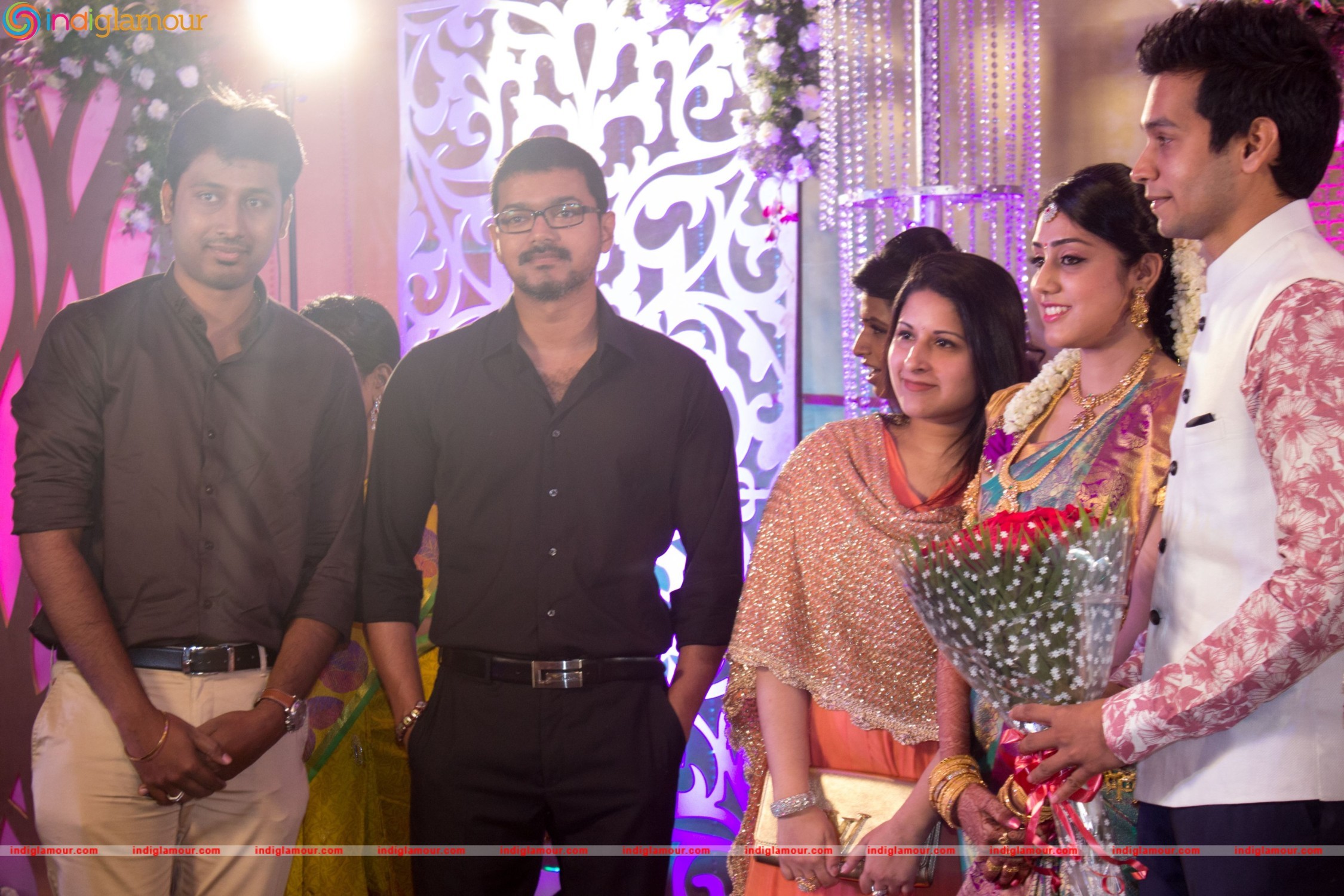 Vijay Attends Jothiram Pavithra Engagement Images Event hd photo