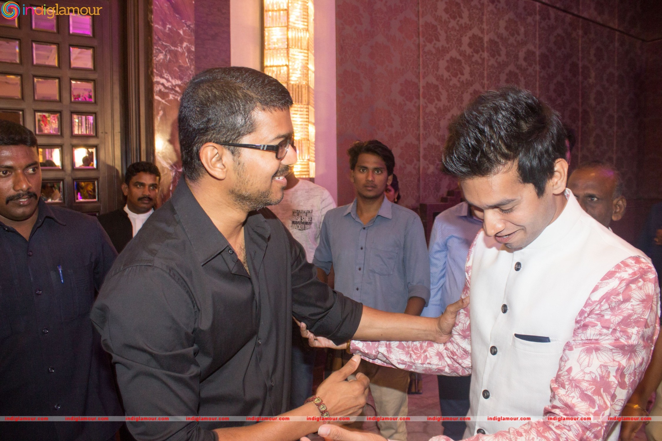 Vijay Attends Jothiram Pavithra Engagement Images Event hd photo