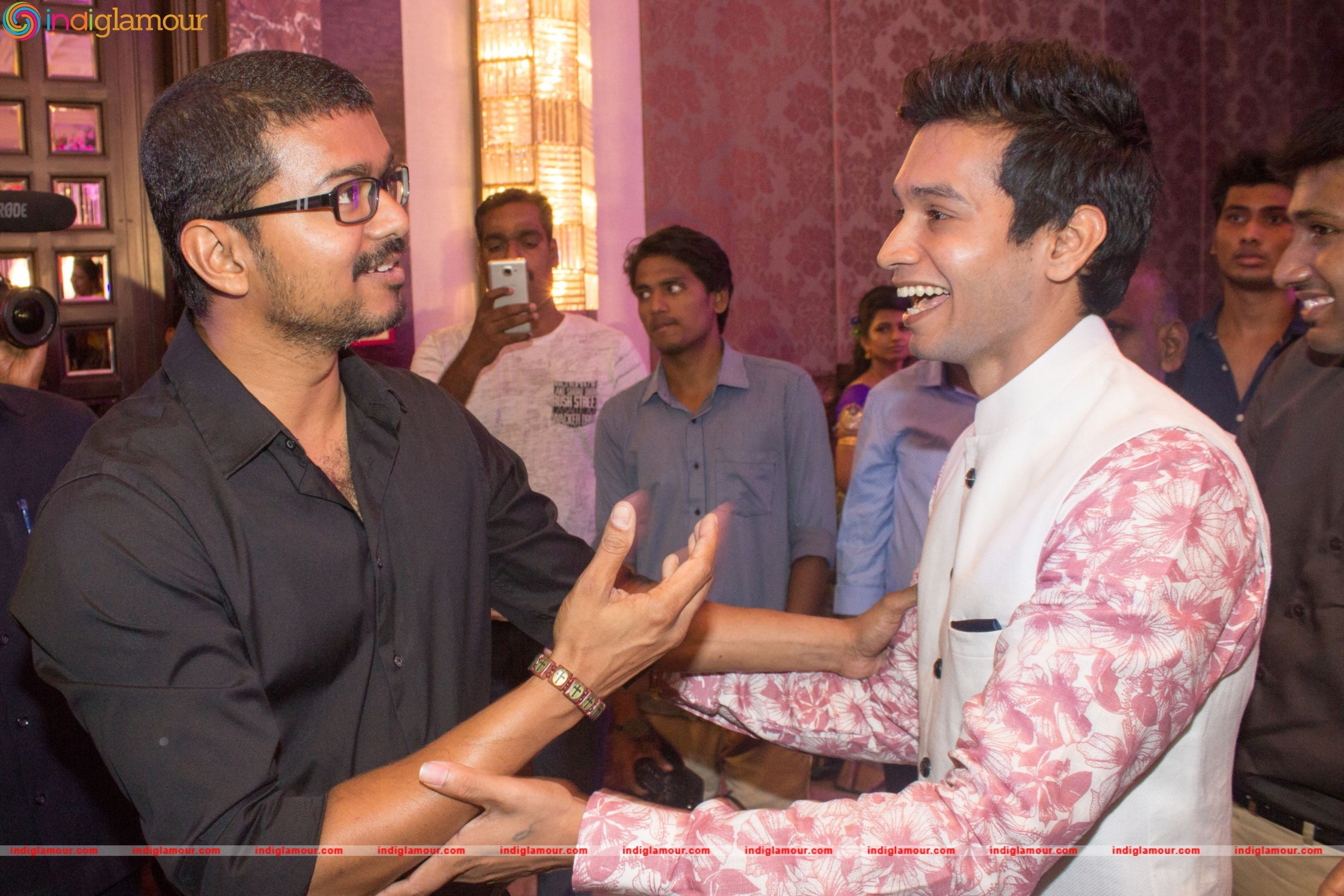 Vijay Attends Jothiram Pavithra Engagement Images Event hd photo