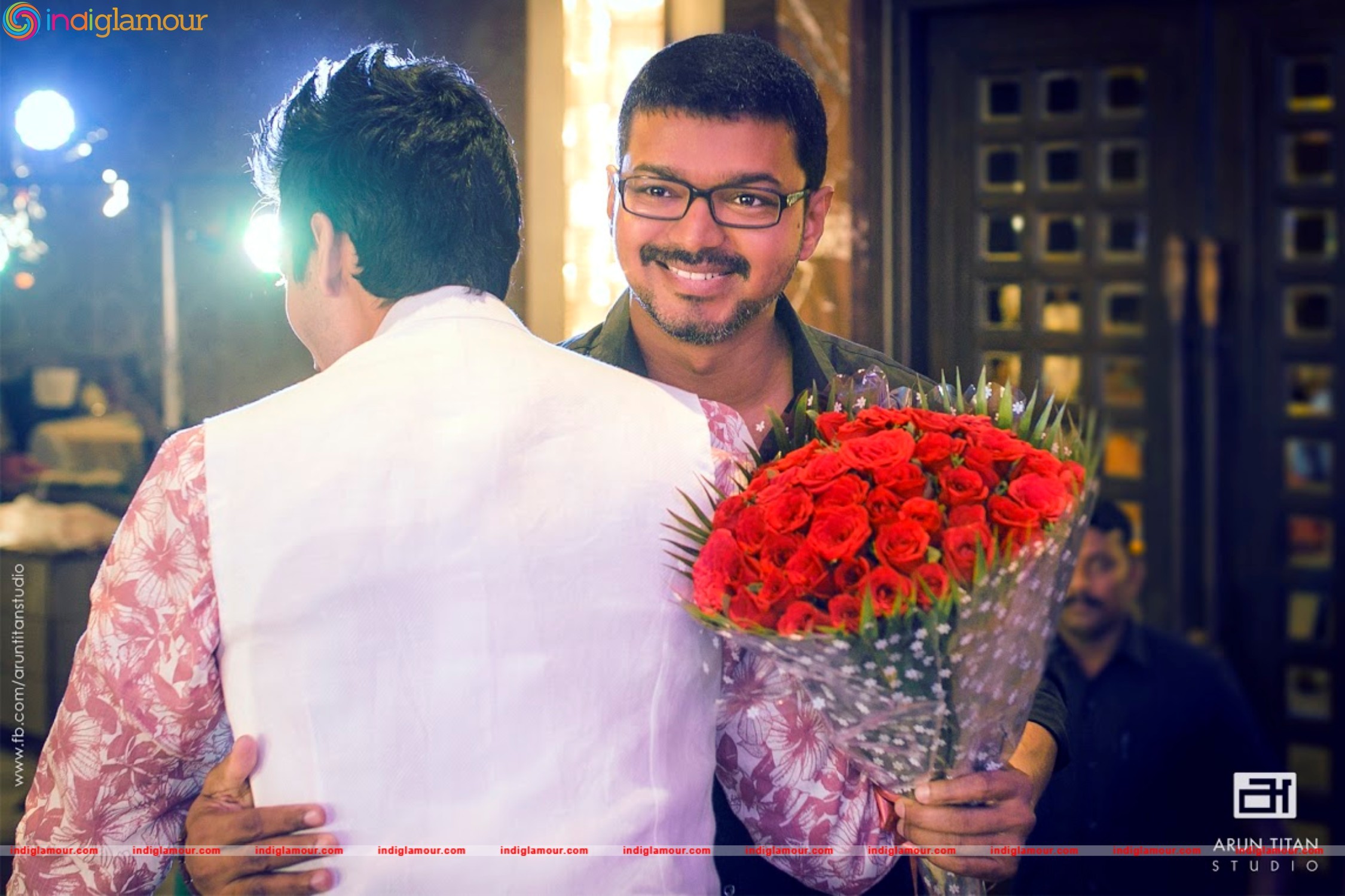 Vijay Attends Jothiram Pavithra Engagement Images Event hd photo
