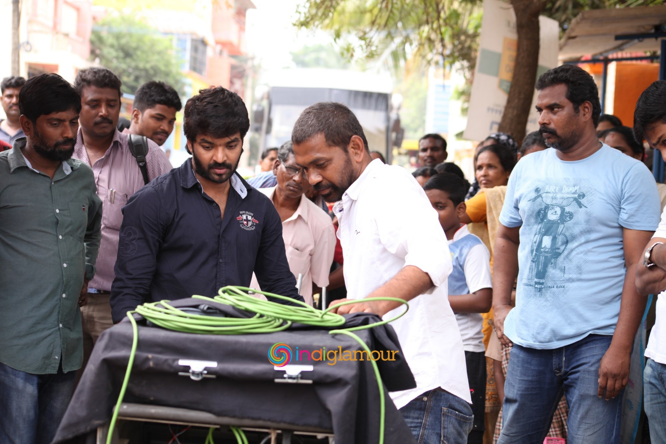 Pugazh Movie Working Stills Movie hd photo