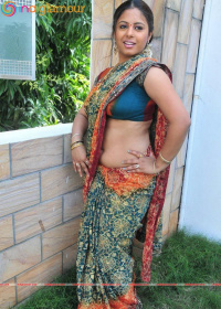 Actress Sunakshi Hot Saree Navel Show Hot Photos