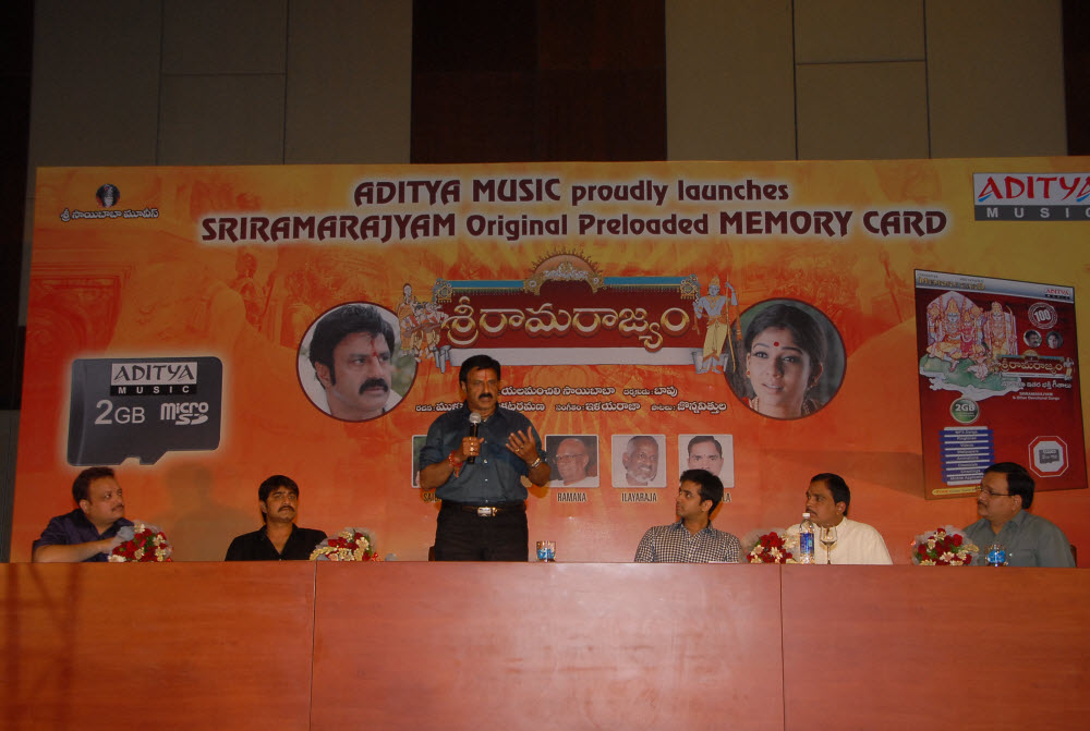 Sri Ramarajya Preloaded Memorycard Launch Event hd photo