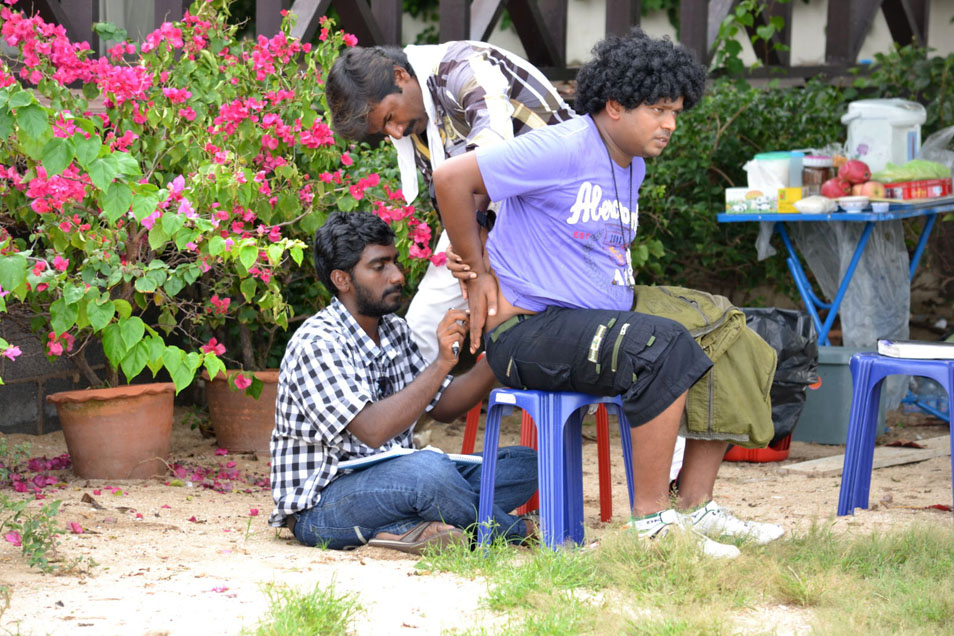 Vennela One And Half Location Event hd photo