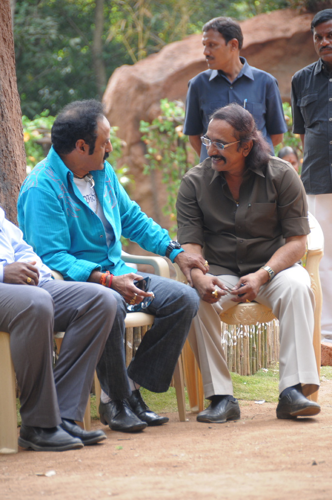 Sri Rama Rajyam Movie Working Stills Event hd photo
