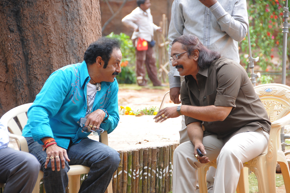 Sri Rama Rajyam Movie Working Stills Event hd photo