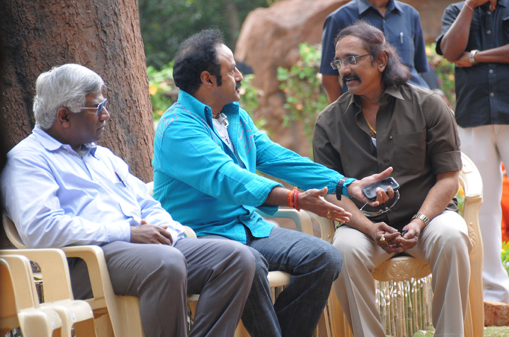Sri Rama Rajyam Movie Working Stills Event hd photo
